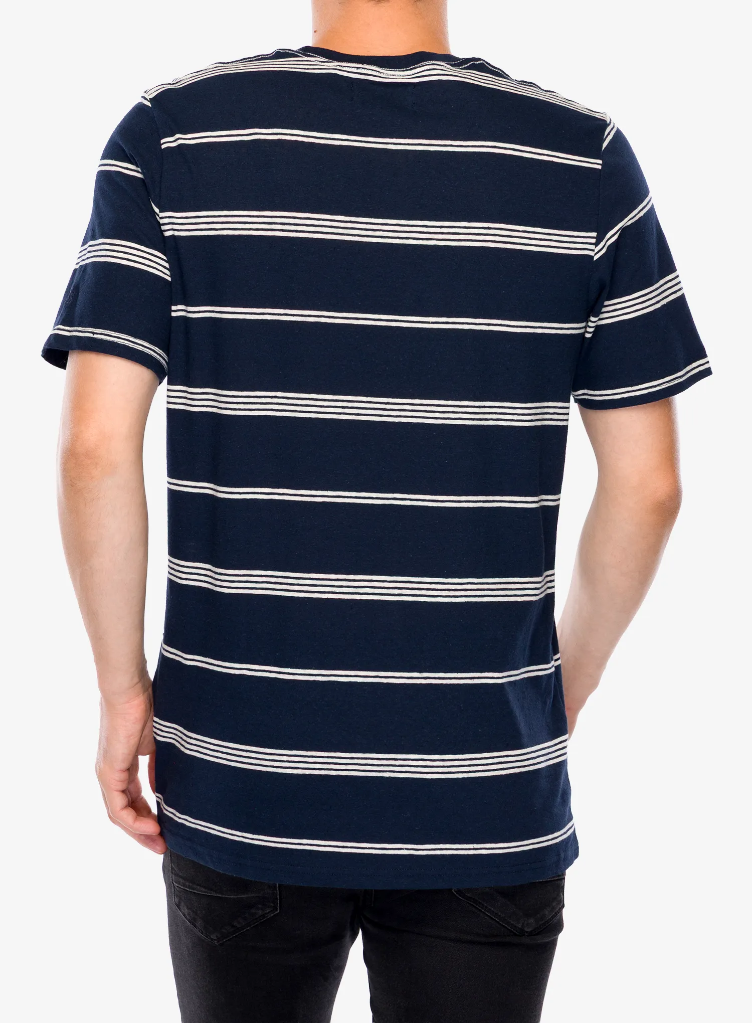 Baumwolle T-Shirt Craghoppers Buffon Short Sleeved T-Shirt - blue navy stripe