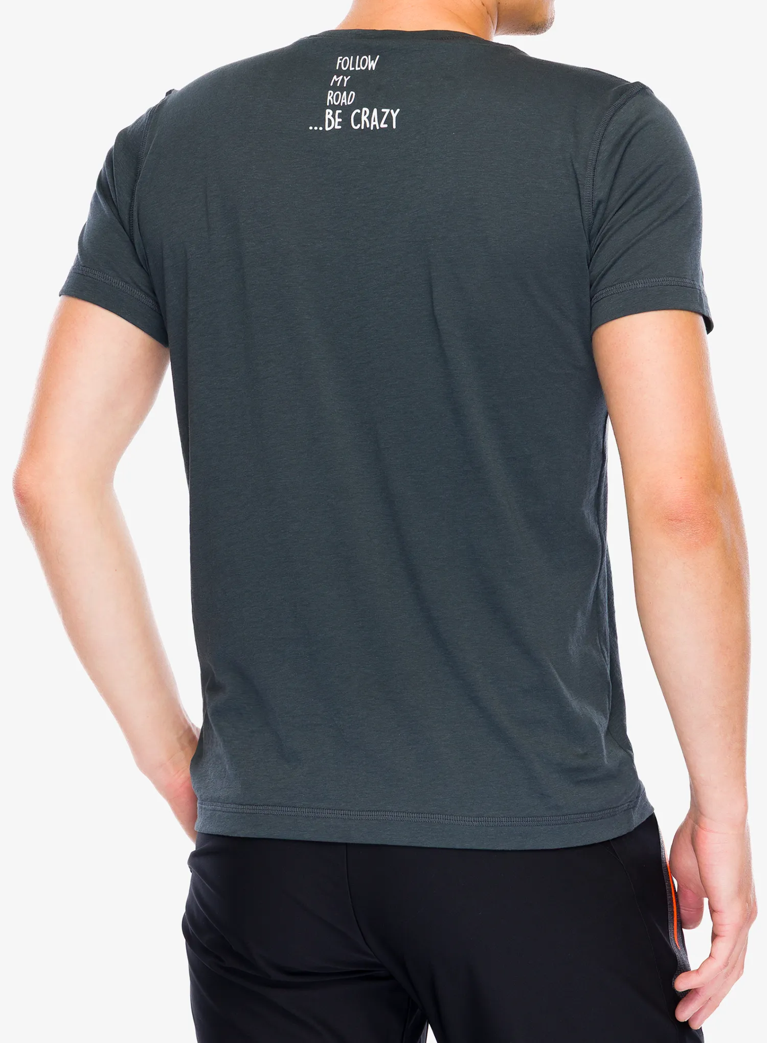 Baumwolle T-Shirt Crazy Shirt Joker - van