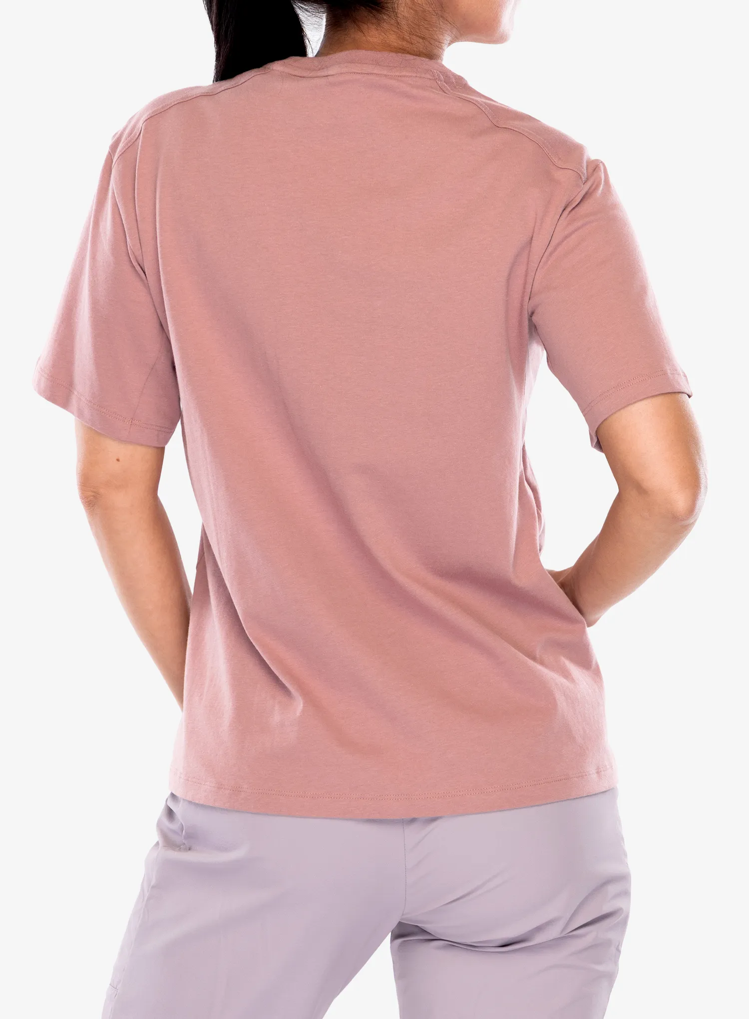 T-Shirt Baumwolle Damen adidas TERREX Terrex Classic Logo Tee - warm clay