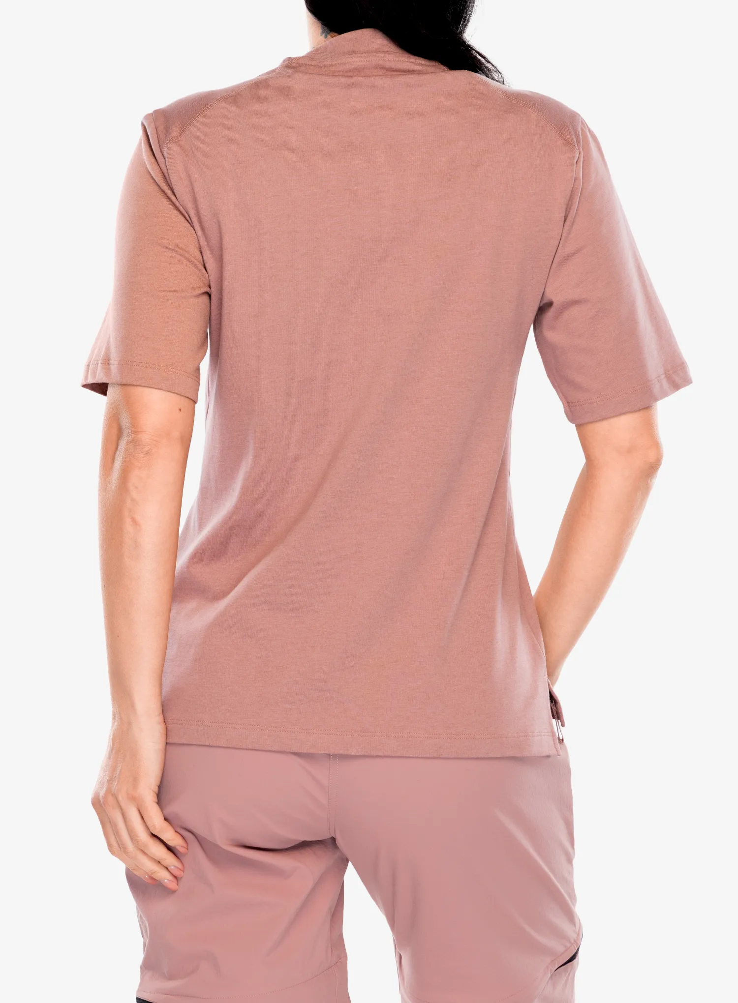 T-Shirt Baumwolle Damen adidas TERREX Xploric Logo Short Sleeve - warm clay