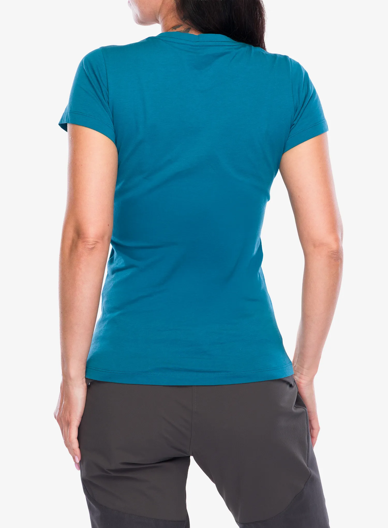 T-Shirt Baumwolle Damen BlackYak Senepol Classic Logo - lyons blue
