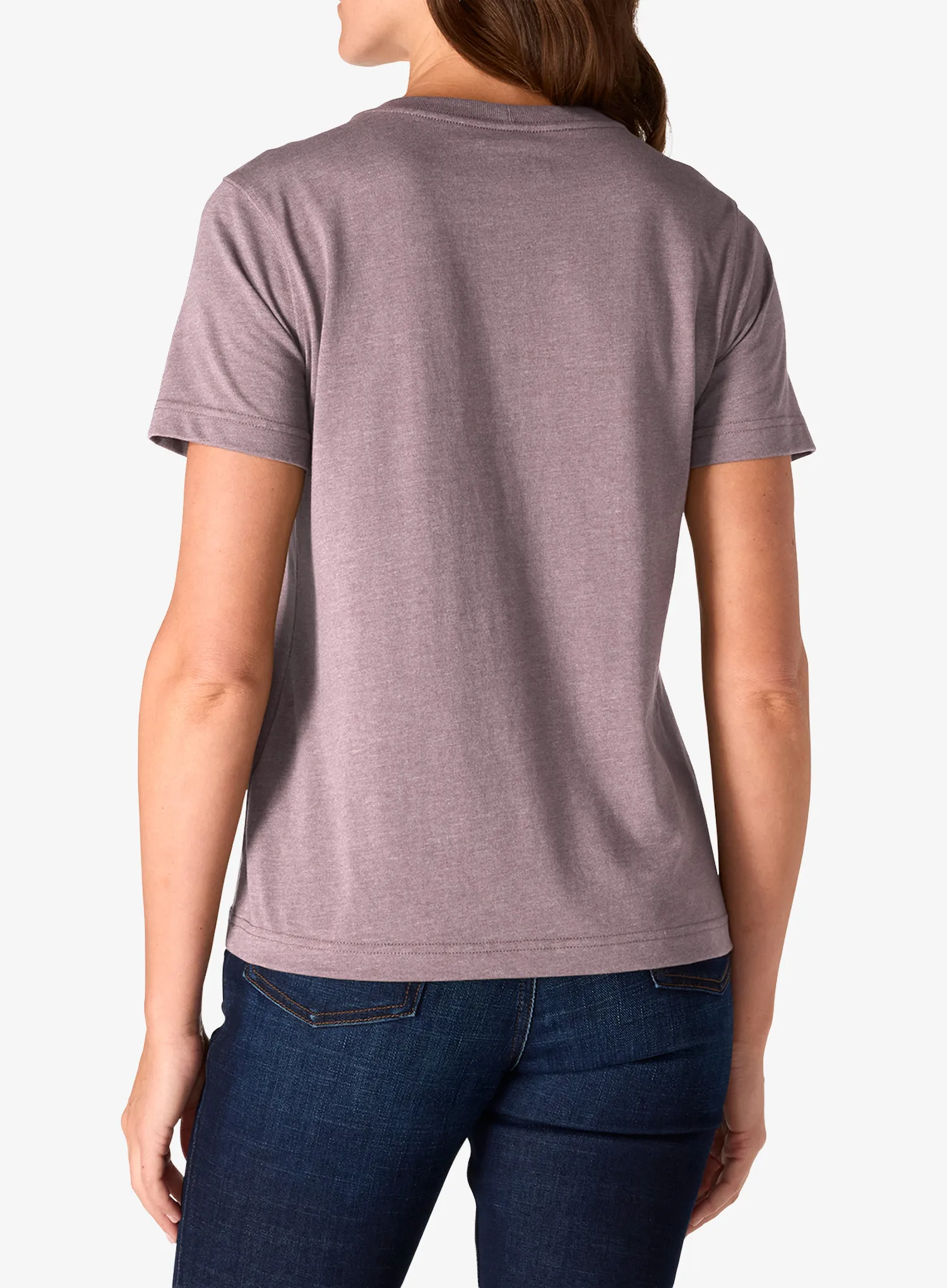T-Shirt Baumwolle Damen Carhartt Irvine Relaxed T-Shirt - ash berry heather