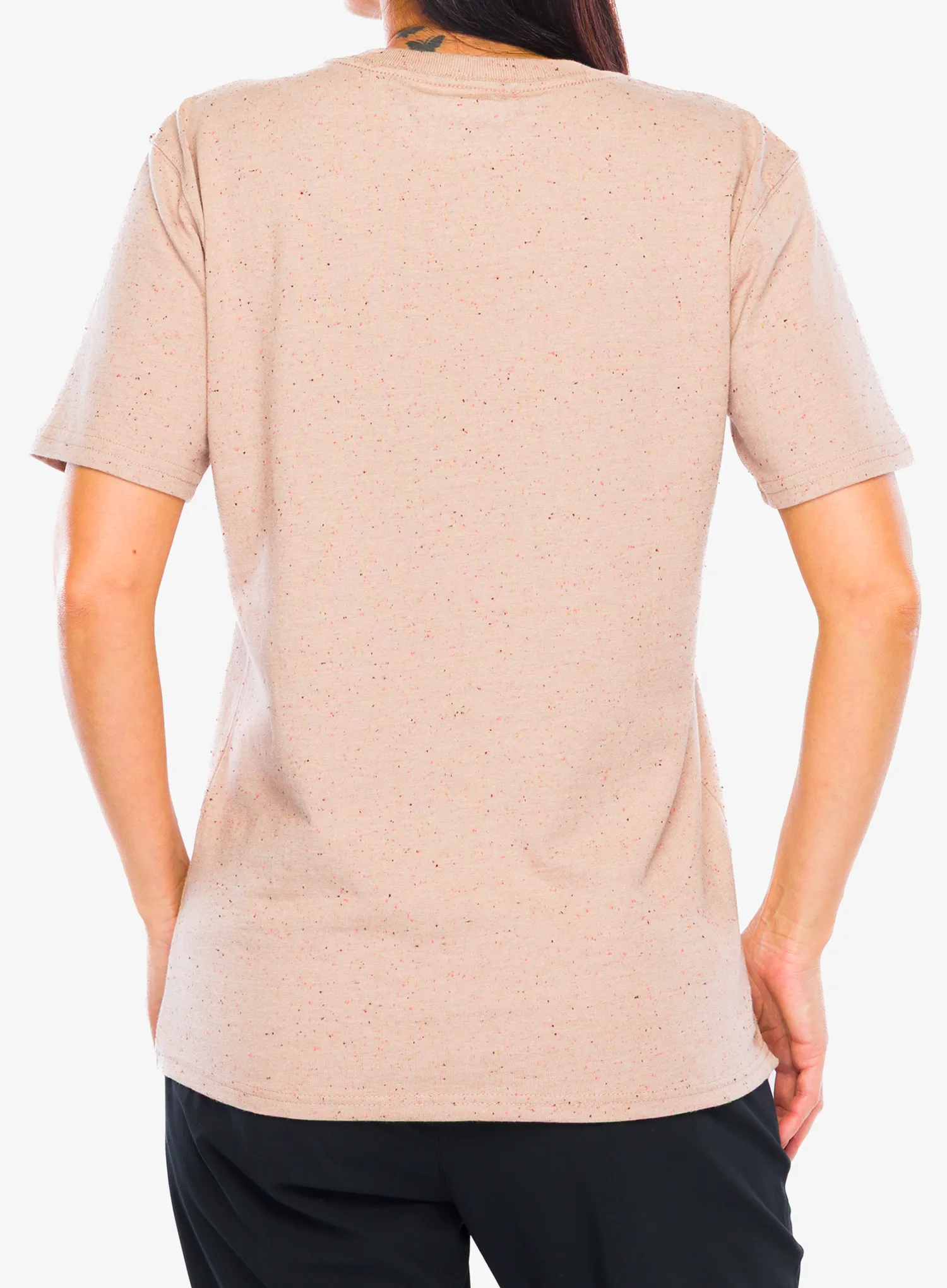 T-Shirt Baumwolle Damen Carhartt Workwear Pocket S/S T-Shirt - light taupe nep