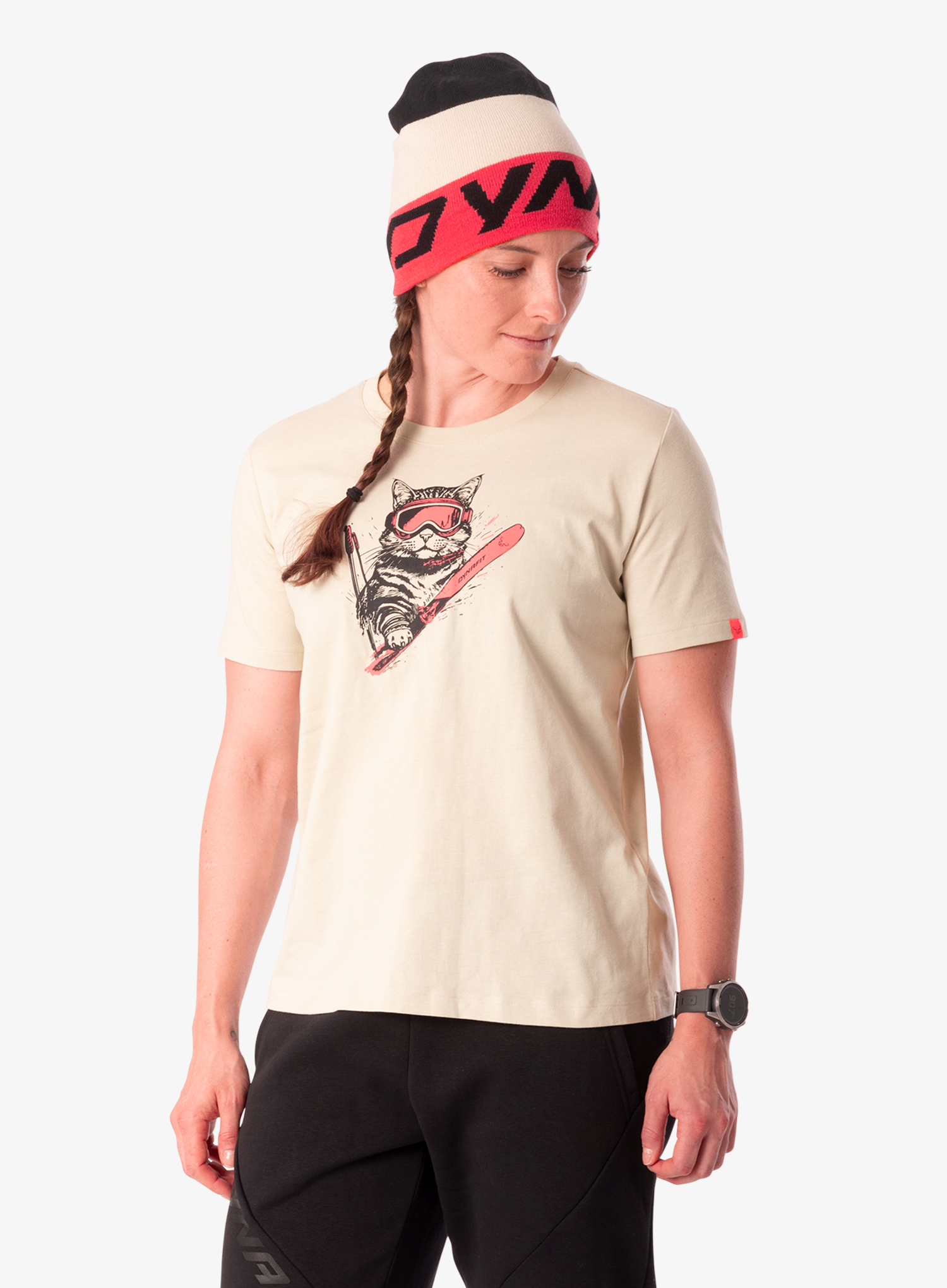 T-Shirt Baumwolle Damen Dynafit Graphic Co T-Shirt - overcast/snow cat