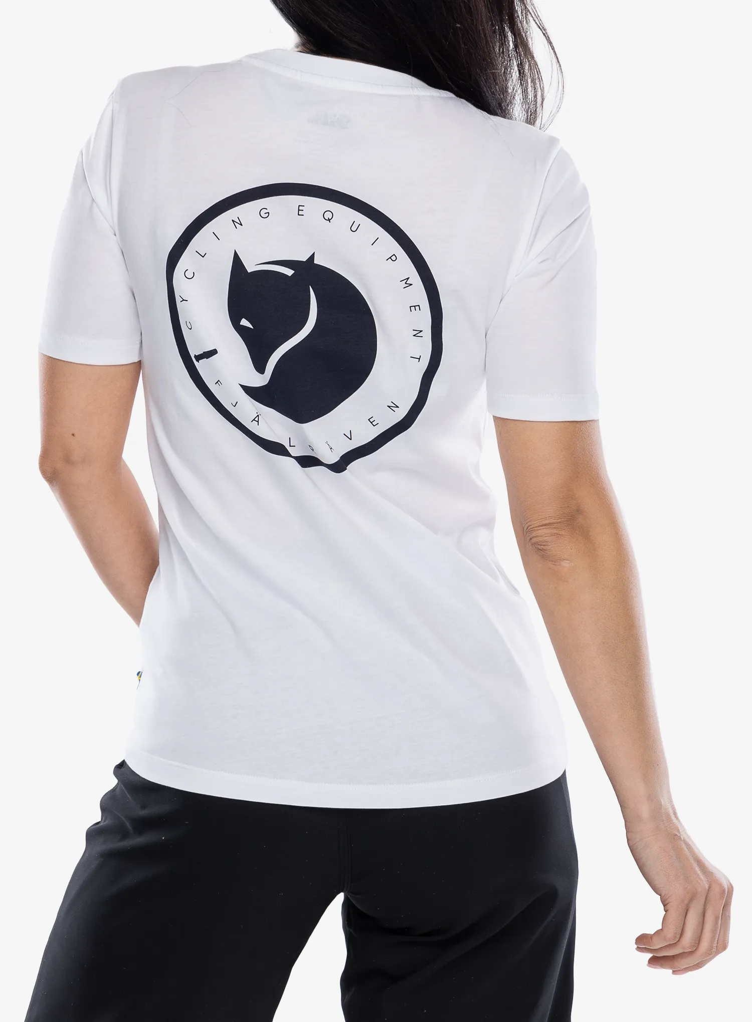 T-Shirt Baumwolle Damen Fjallraven Hoja T-shirt - white