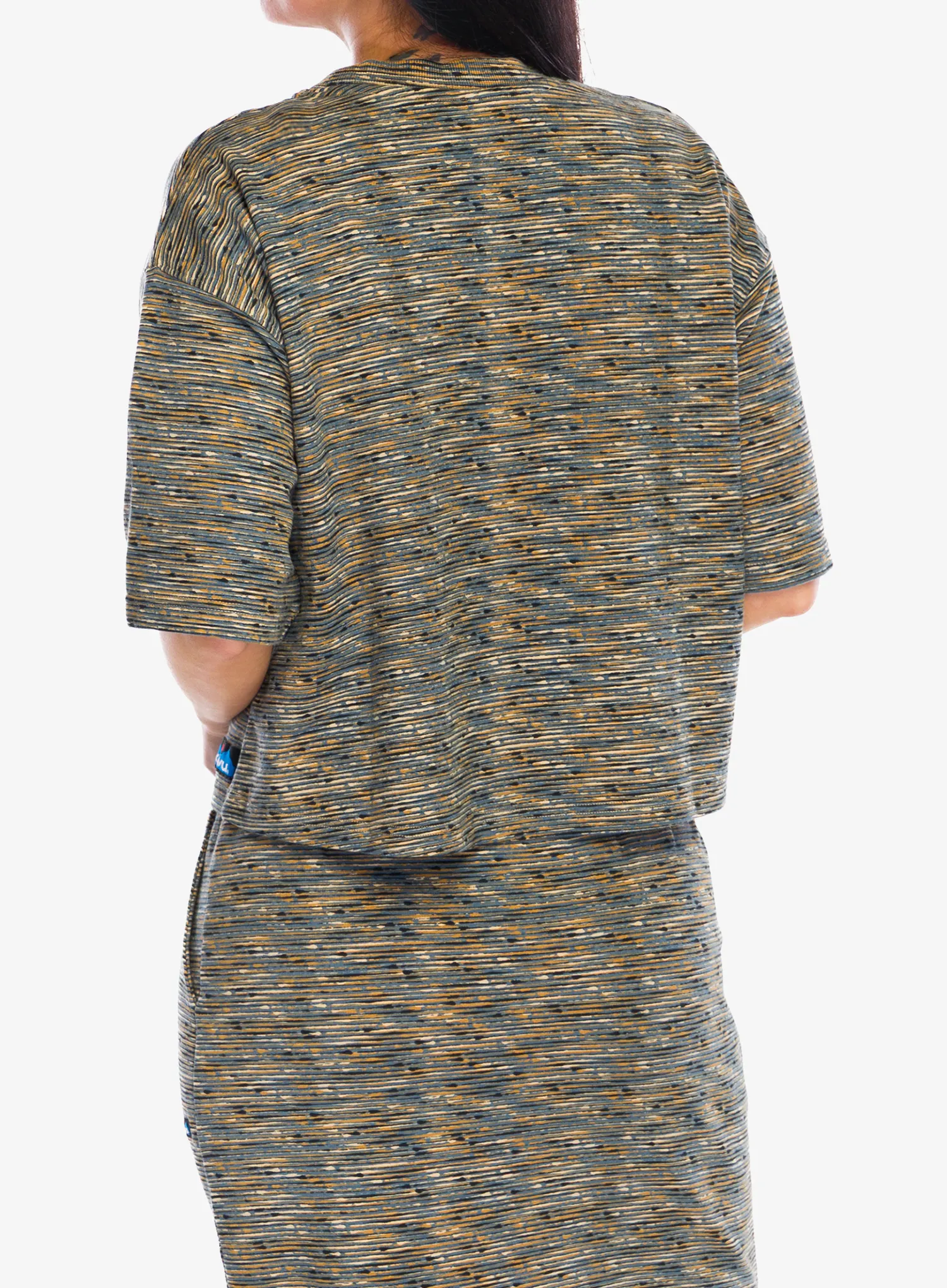 T-Shirt Baumwolle Damen Kavu Live Free - layer line up
