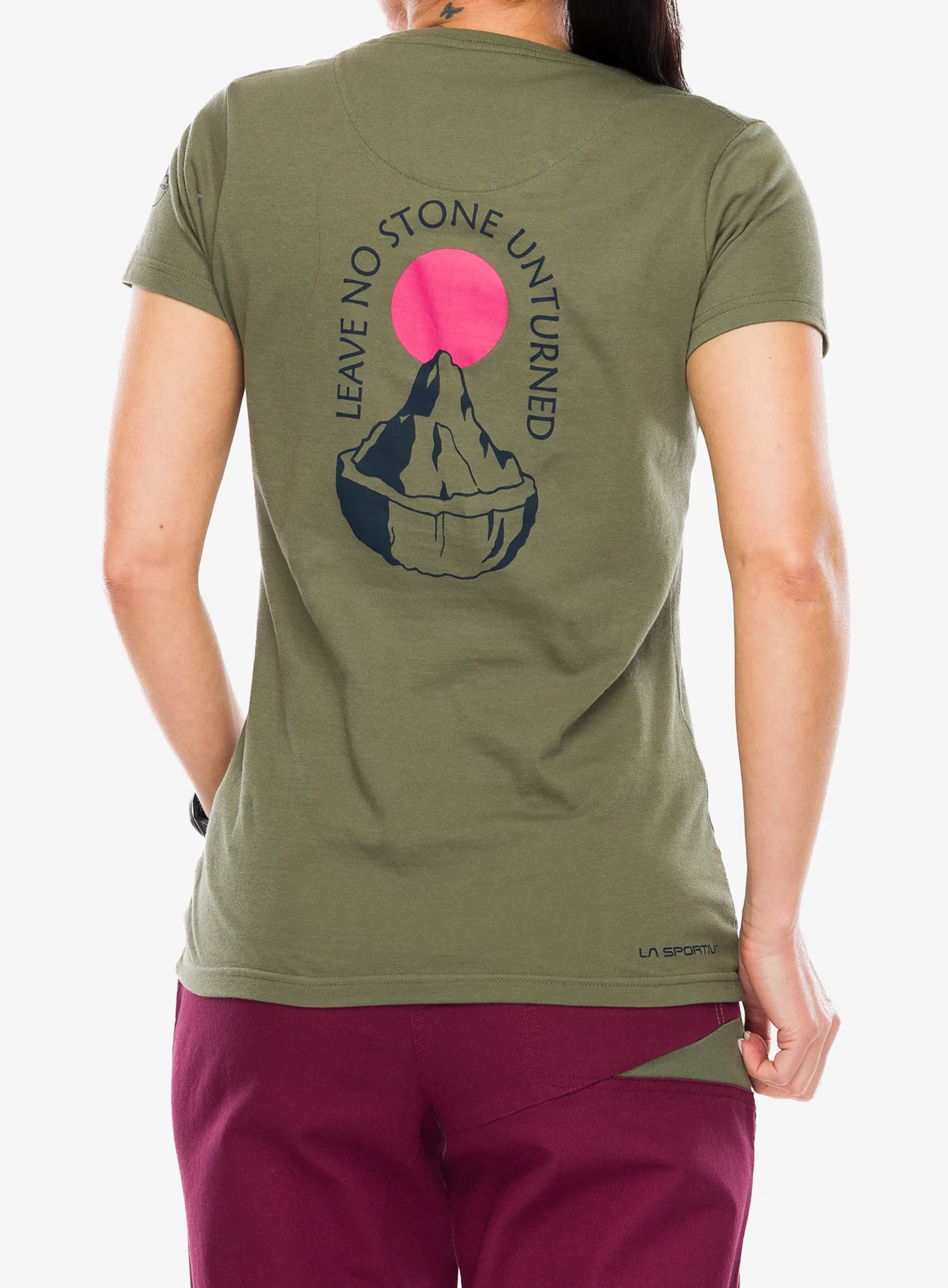 T-Shirt Baumwolle Damen La Sportiva Stone T-Shirt - cypress/night sky