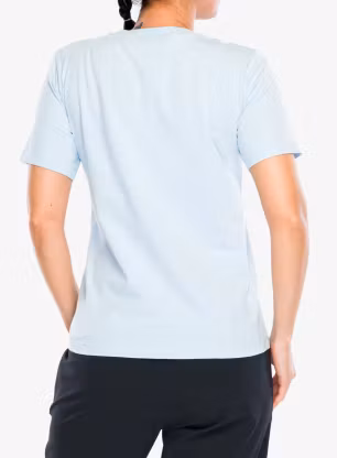 T-Shirt Baumwolle Damen Peak Performance Original Tee - cloud