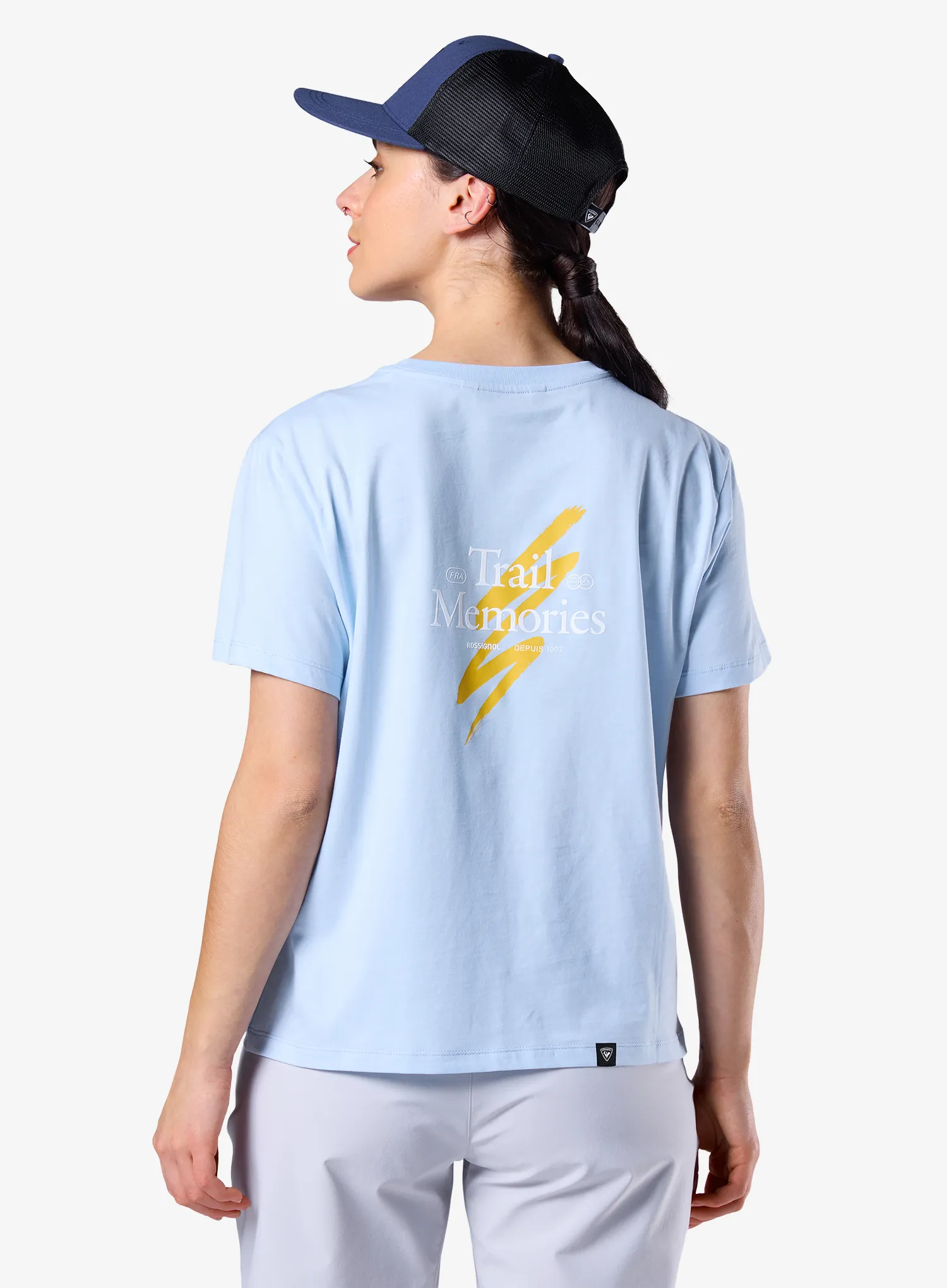 T-Shirt Baumwolle Damen Rossignol Graphic Waterfall Tee - blue aura