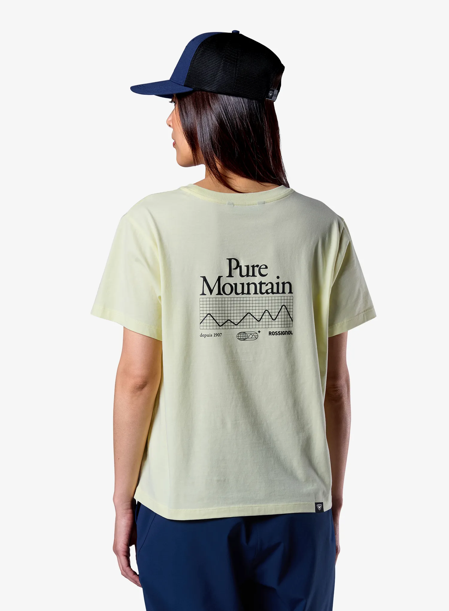 T-Shirt Baumwolle Damen Rossignol Graphic Waterfall Tee - wax yellow