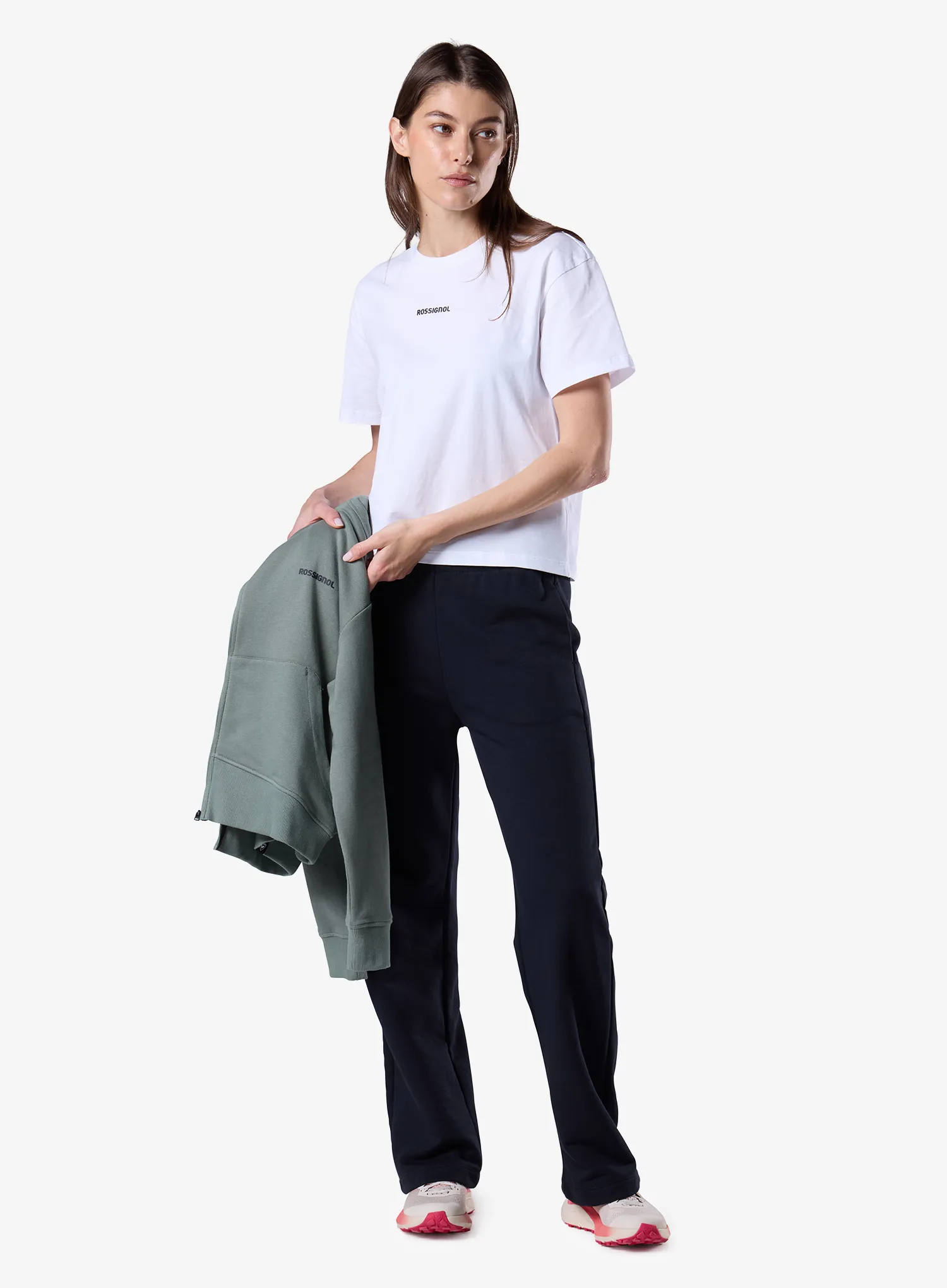 T-Shirt Baumwolle Damen Rossignol Presset Tee - white/white