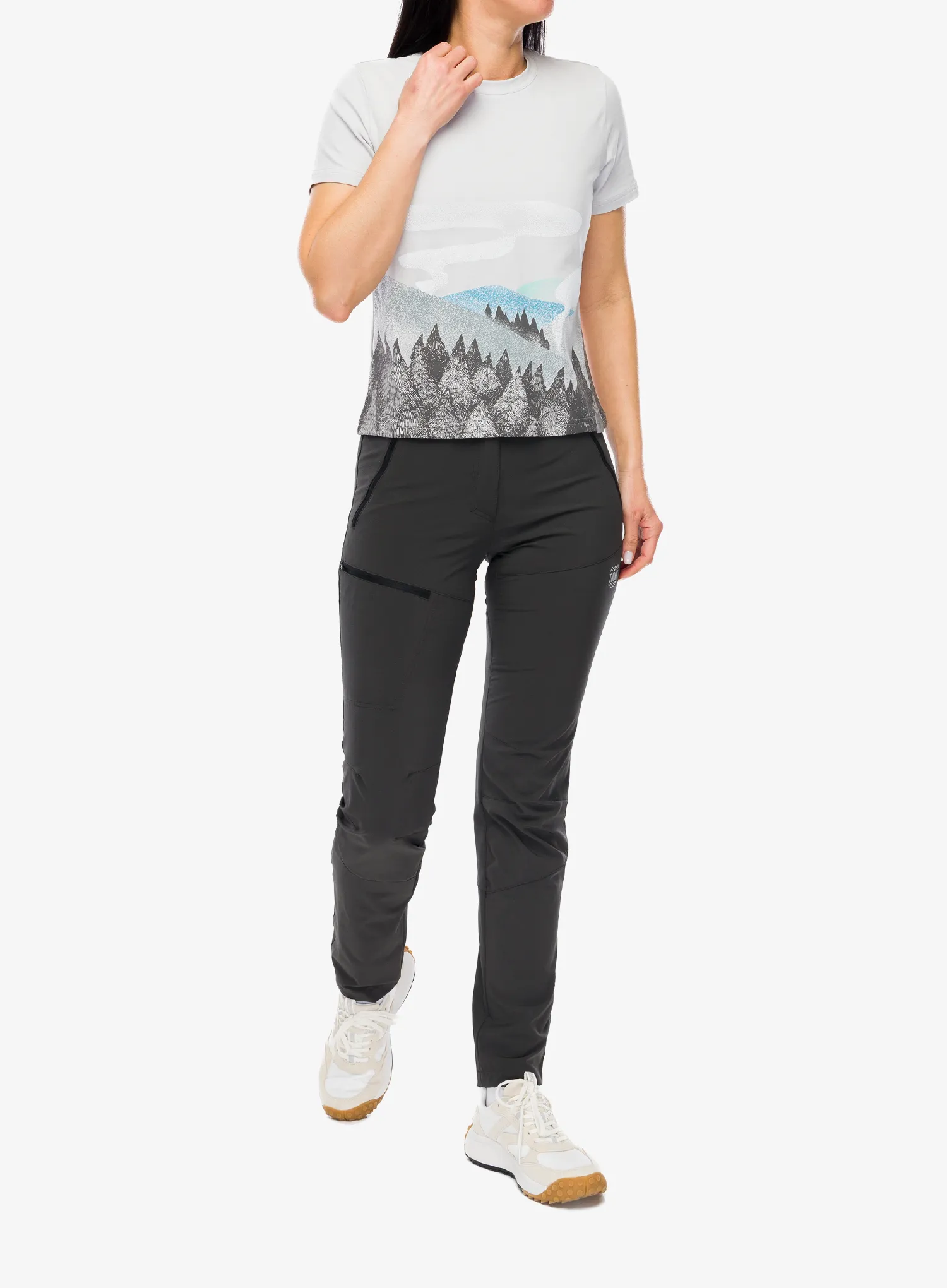 T-Shirt Baumwolle Damen Turbat Fog T-Shirt - vapour blue