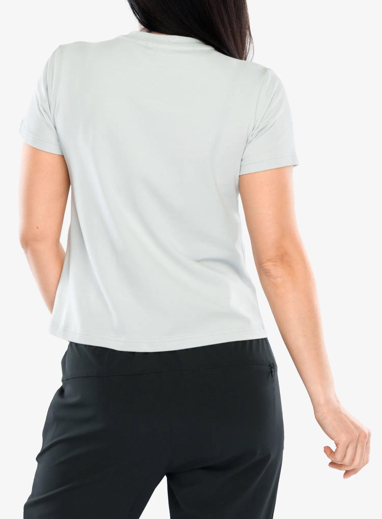 T-Shirt Baumwolle Damen Turbat Romantyka 2  - glacier gray 