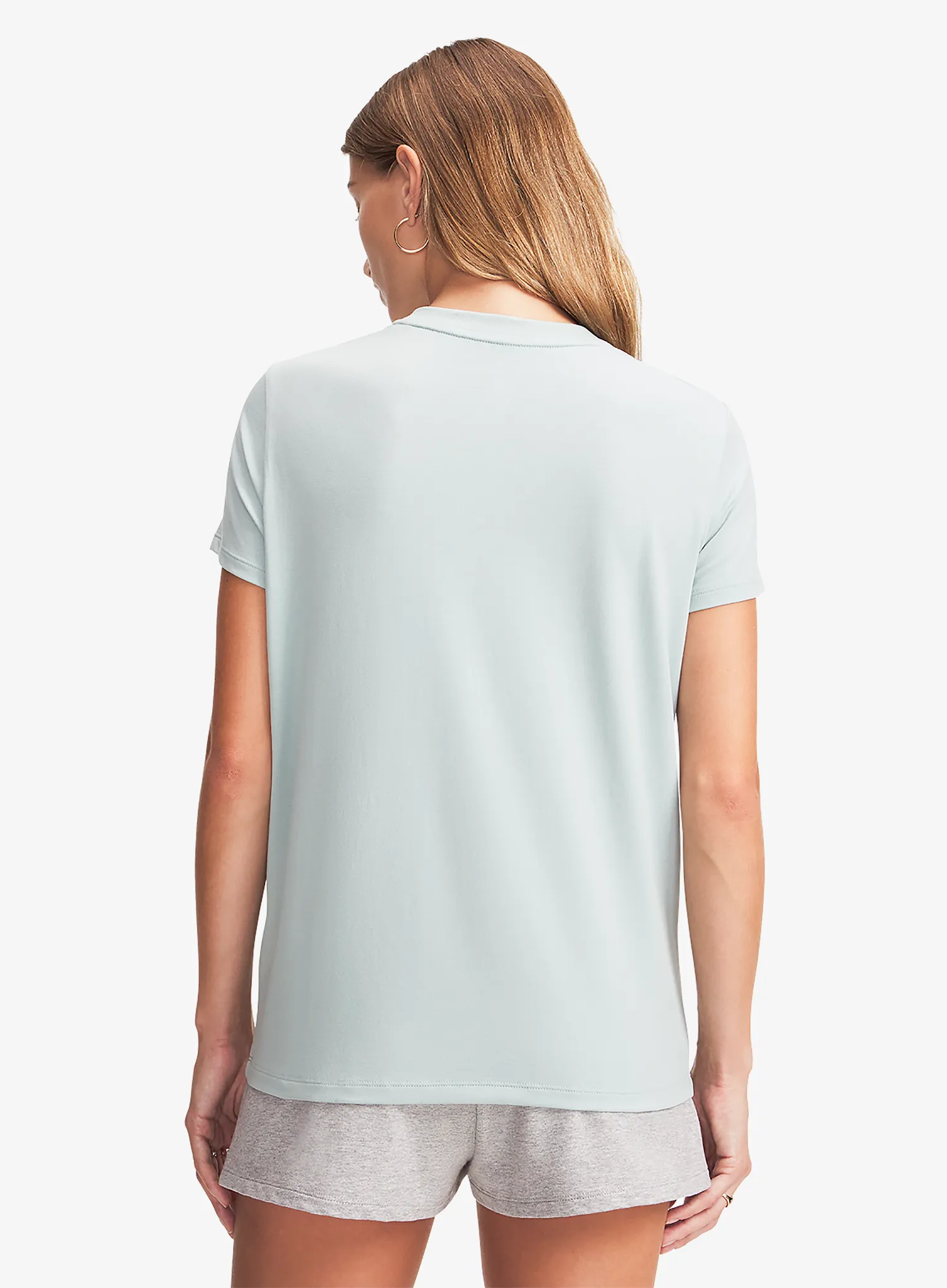T-Shirt Baumwolle Damen Under Armour Rival Core SS - enamel blue/enamel blue