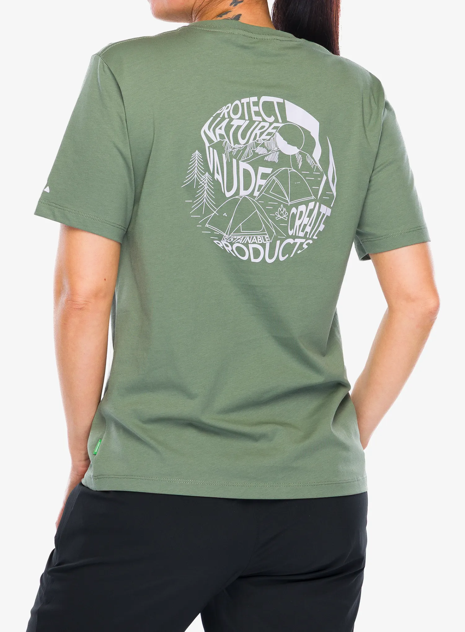 T-Shirt Baumwolle Damen Vaude Spirit T-Shirt II - agave