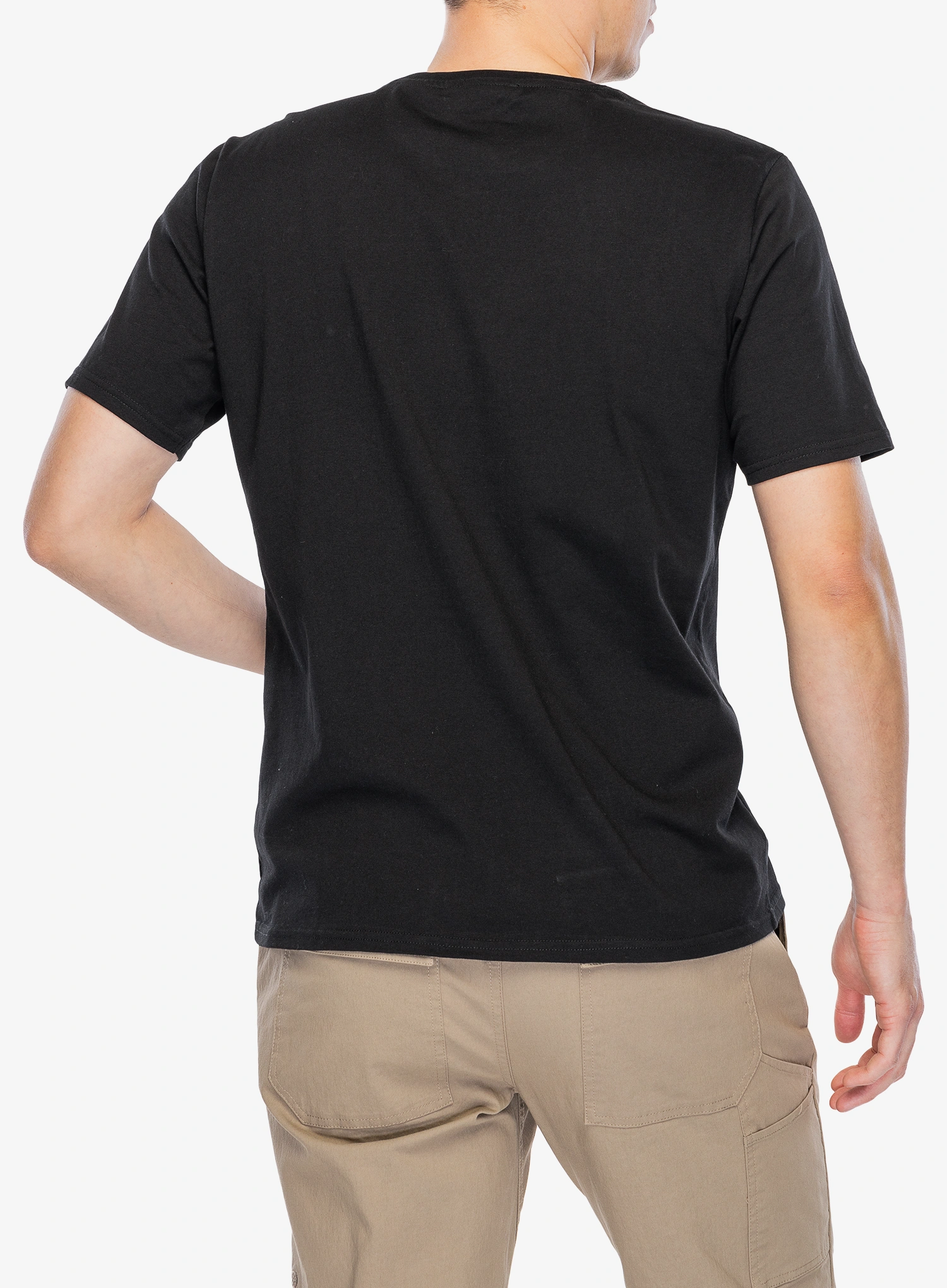 Baumwolle T-Shirt Didriksons Harald T-Shirt Col - black
