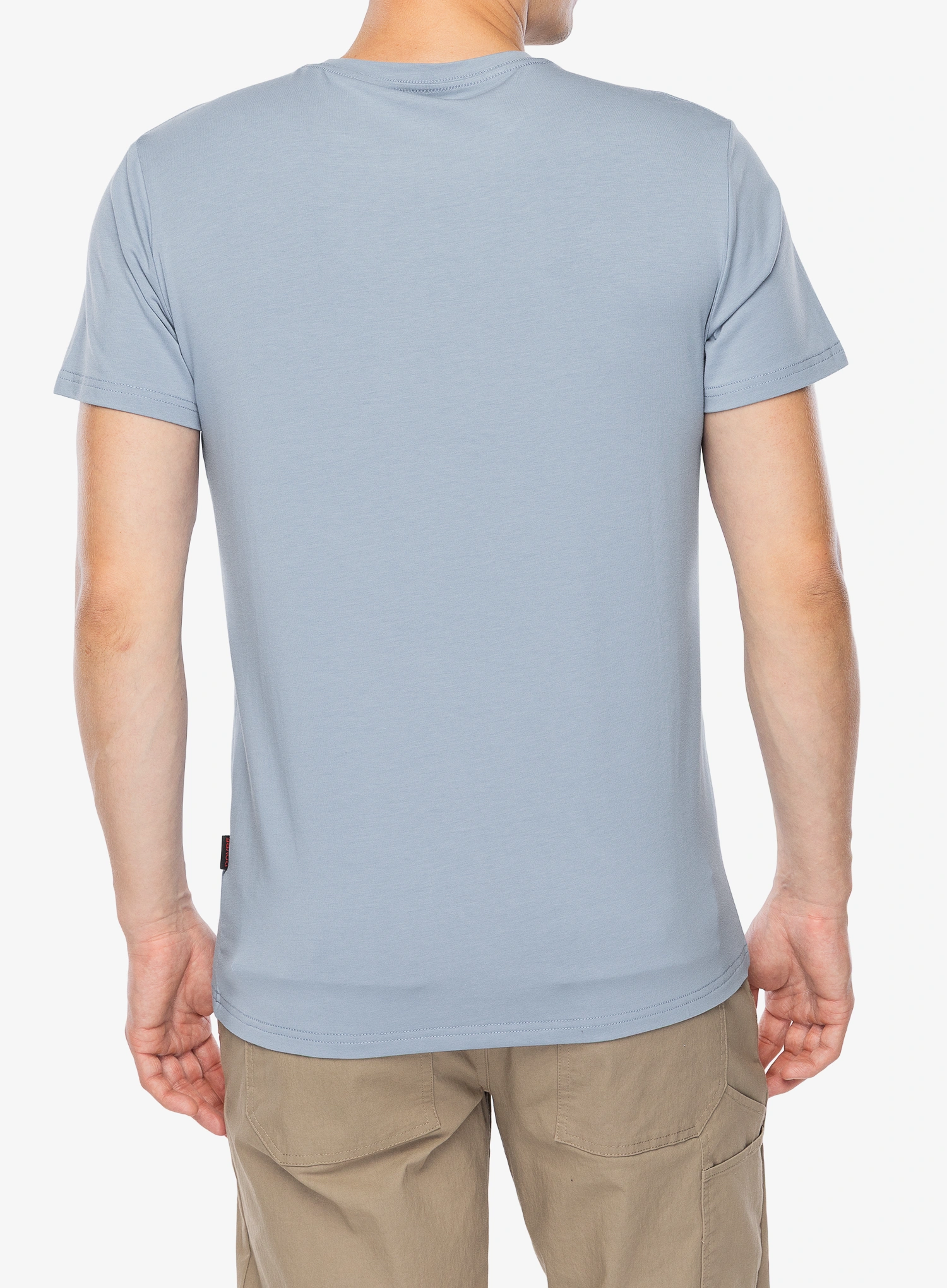 Baumwolle T-Shirt Dovre O-neck Bamboo Viscose T-shirt - light blue
