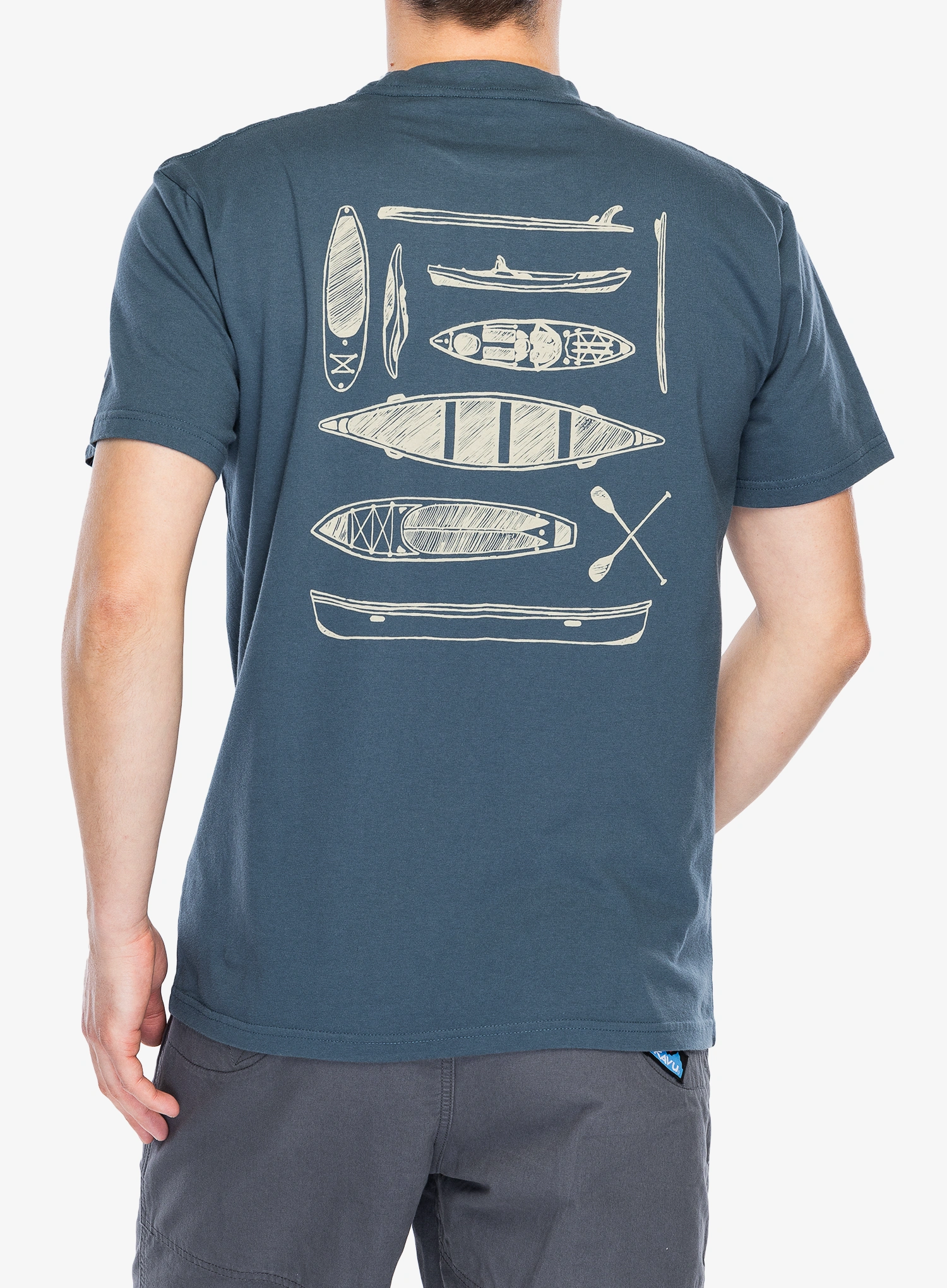 Baumwolle T-Shirt Kavu Paddle Out - orion blue