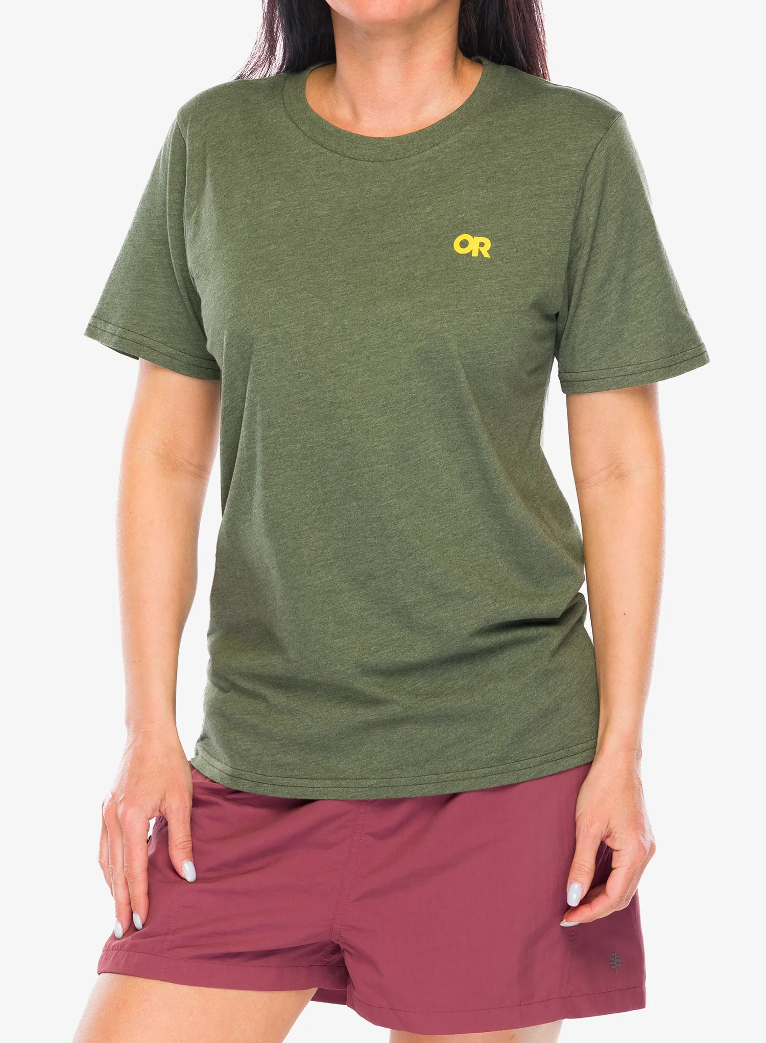 Baumwolle T-Shirt Outdoor Research Spoked Logo T-Shirt - ranger green