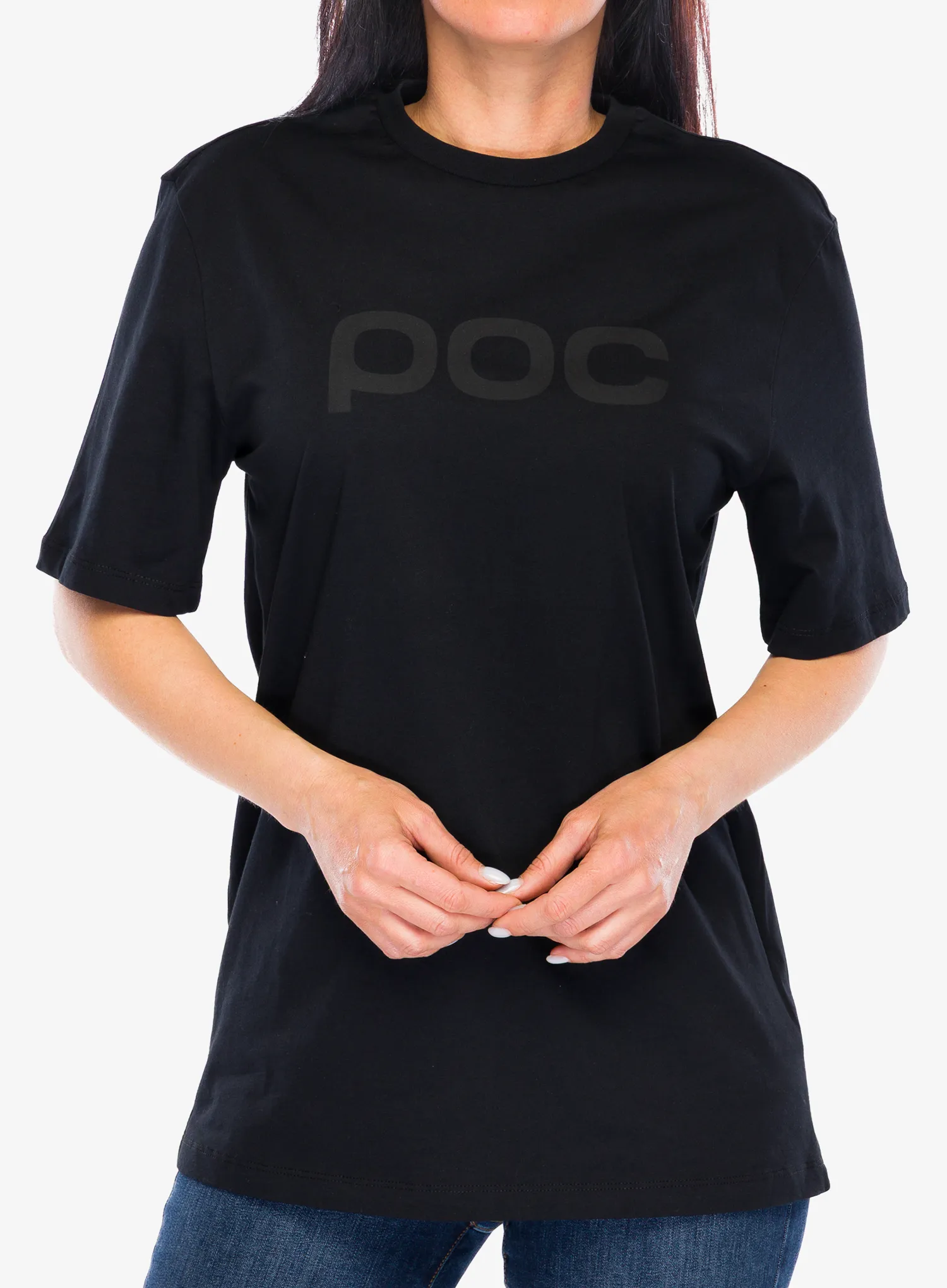 Baumwolle T-Shirt POC Tee - uranium black