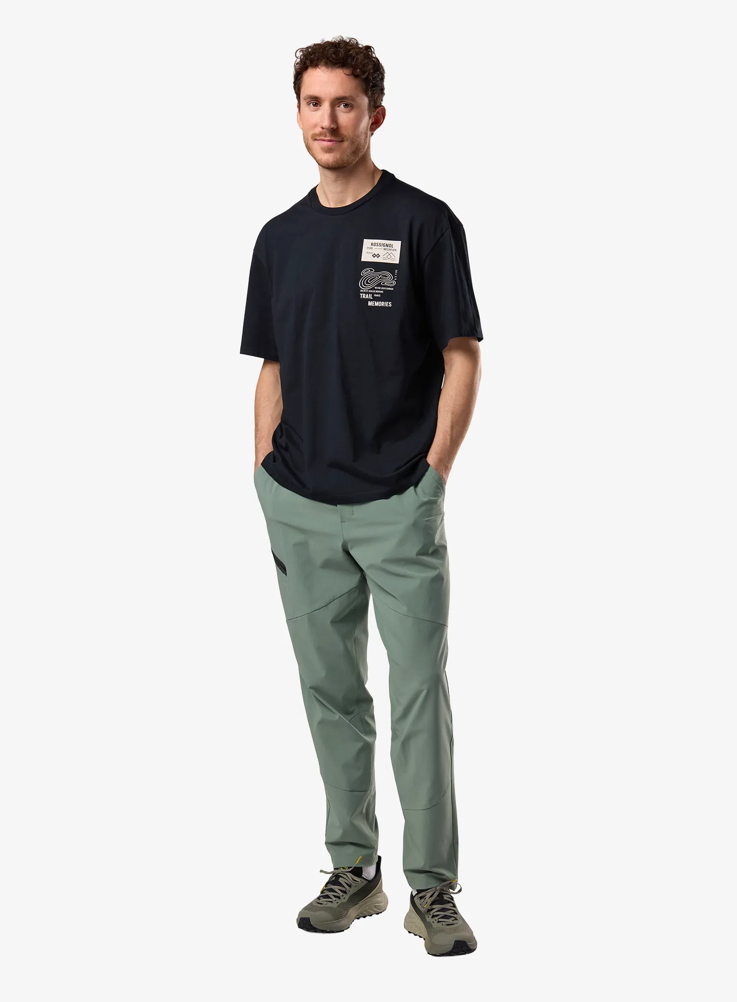 Baumwolle T-Shirt Rossignol Graphic Waterfall Tee - black