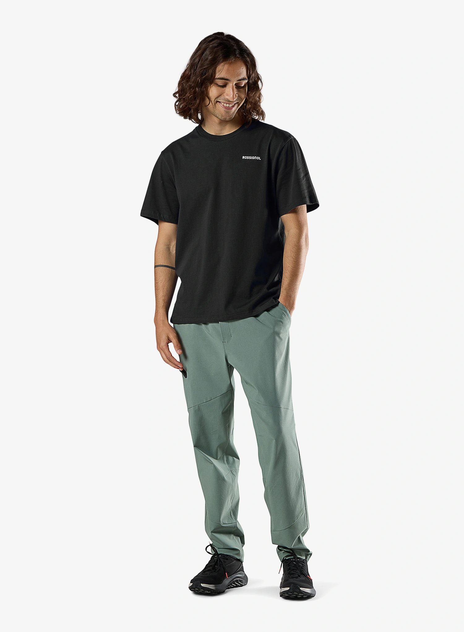 Baumwolle T-Shirt Rossignol Presset Tee - black