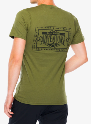 Baumwolle T-Shirt Royal Robbins Adventure Tee S/S - forest