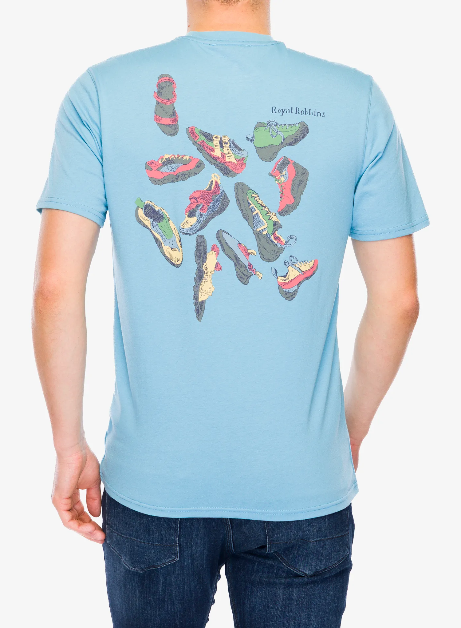 Baumwolle T-Shirt Royal Robbins RR Graphic Tee - catalina shoe pt