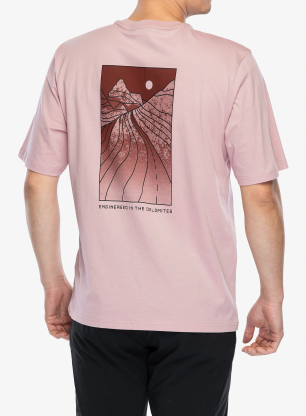 Baumwolle T-Shirt Salewa Eagle Sunset Loose T-Shirt - zephyr