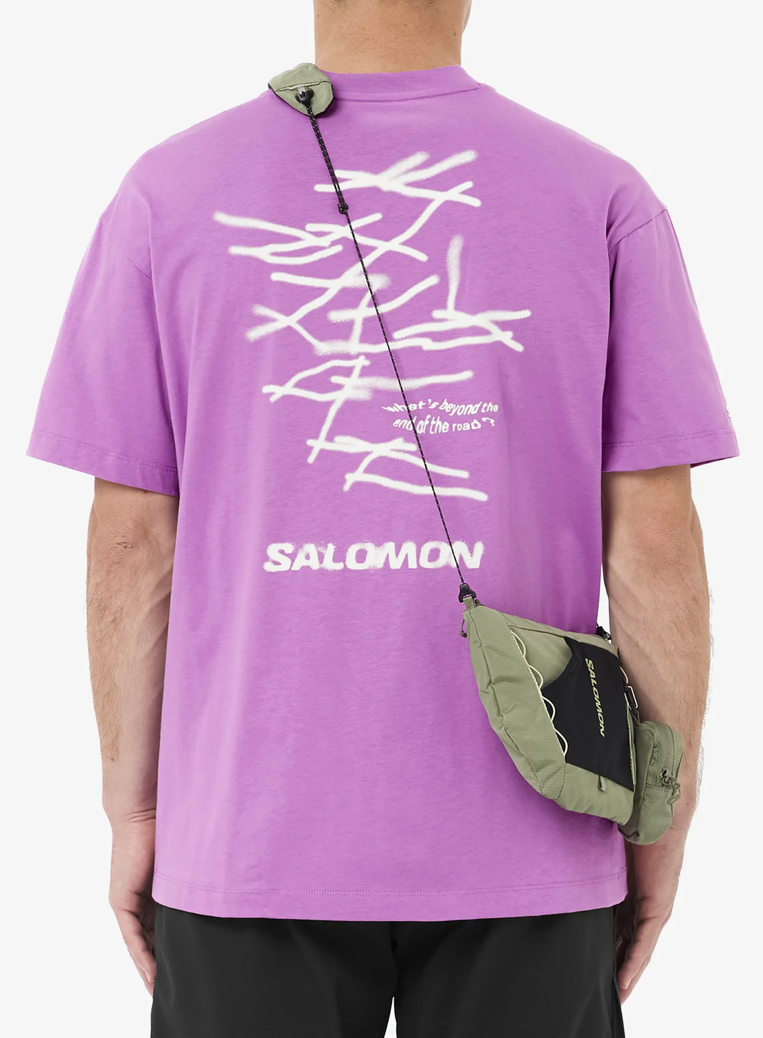 Baumwolle T-Shirt Salomon Wild Rays S/S Tee - iris orchid