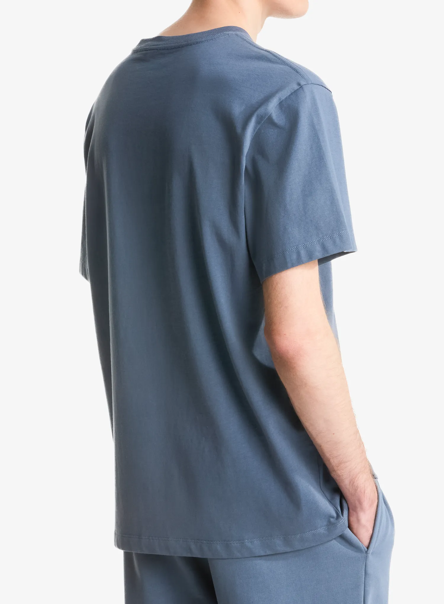 Baumwolle T-Shirt The North Face Essential Center Logo Relaxed SS - granite grey