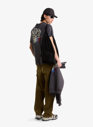 Baumwolle T-Shirt The North Face Retro Trail Rlx Ss Tee Graphic - anthracite grey