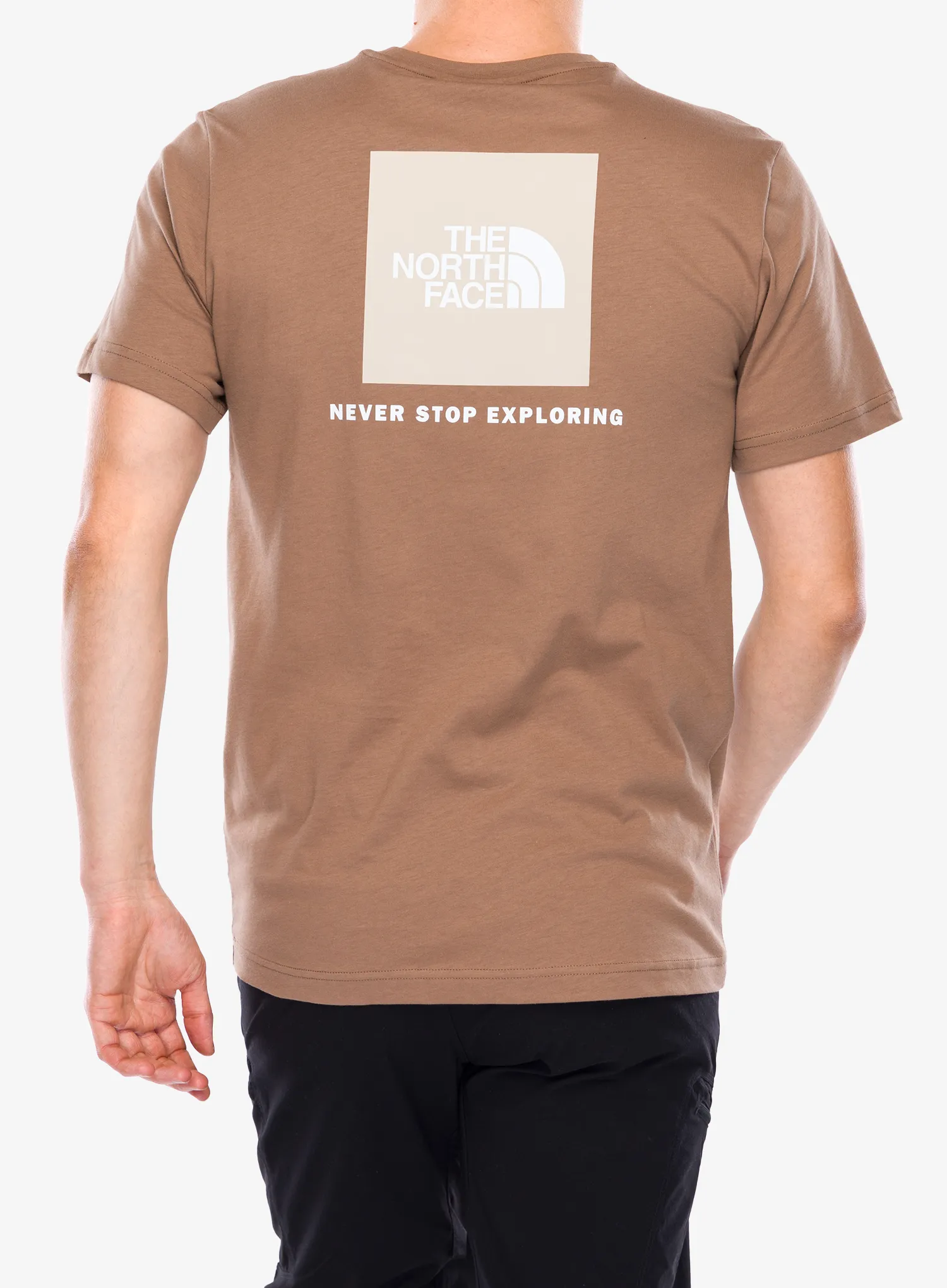 Baumwolle T-Shirt The North Face S/S Redbox Tee - latte/gravel