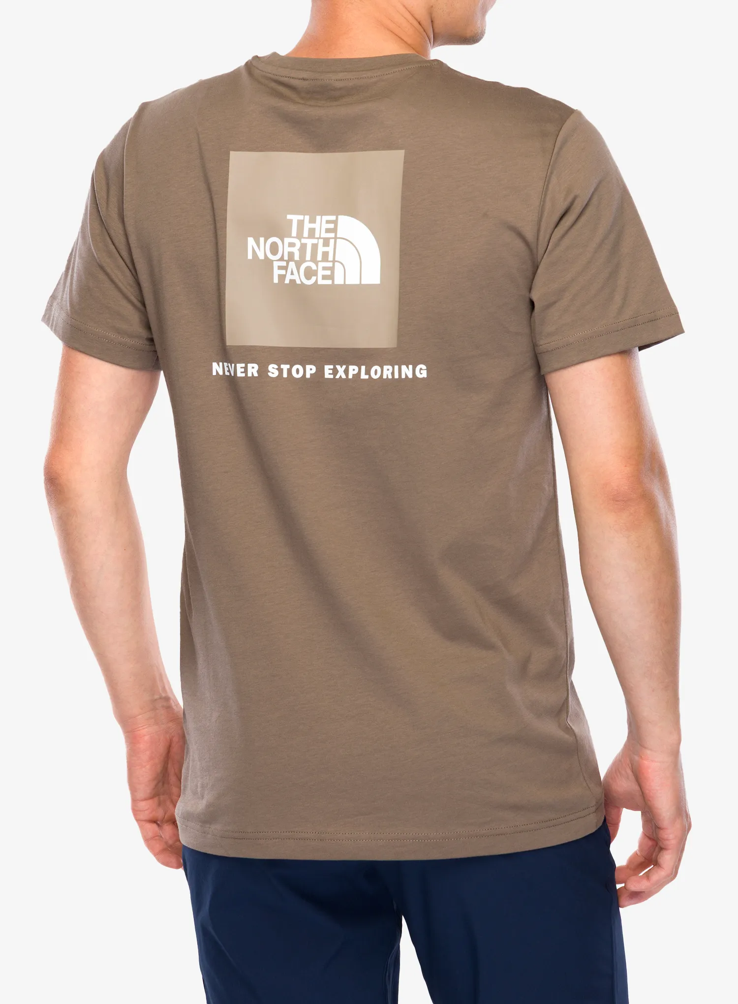 Baumwolle T-Shirt The North Face S/S Redbox Tee - mocha brown/mushroom