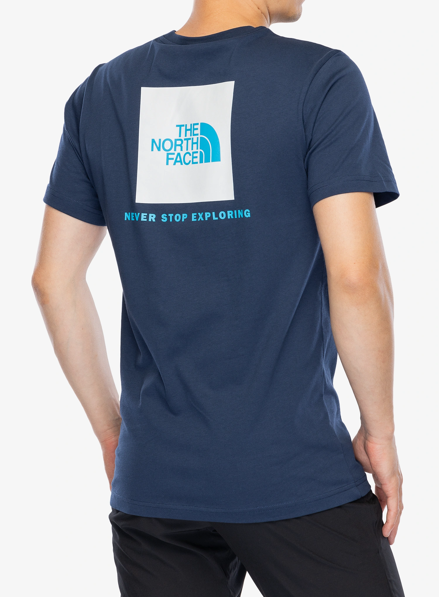 Baumwolle T-Shirt The North Face S/S Redbox Tee - summit navy/tnf white