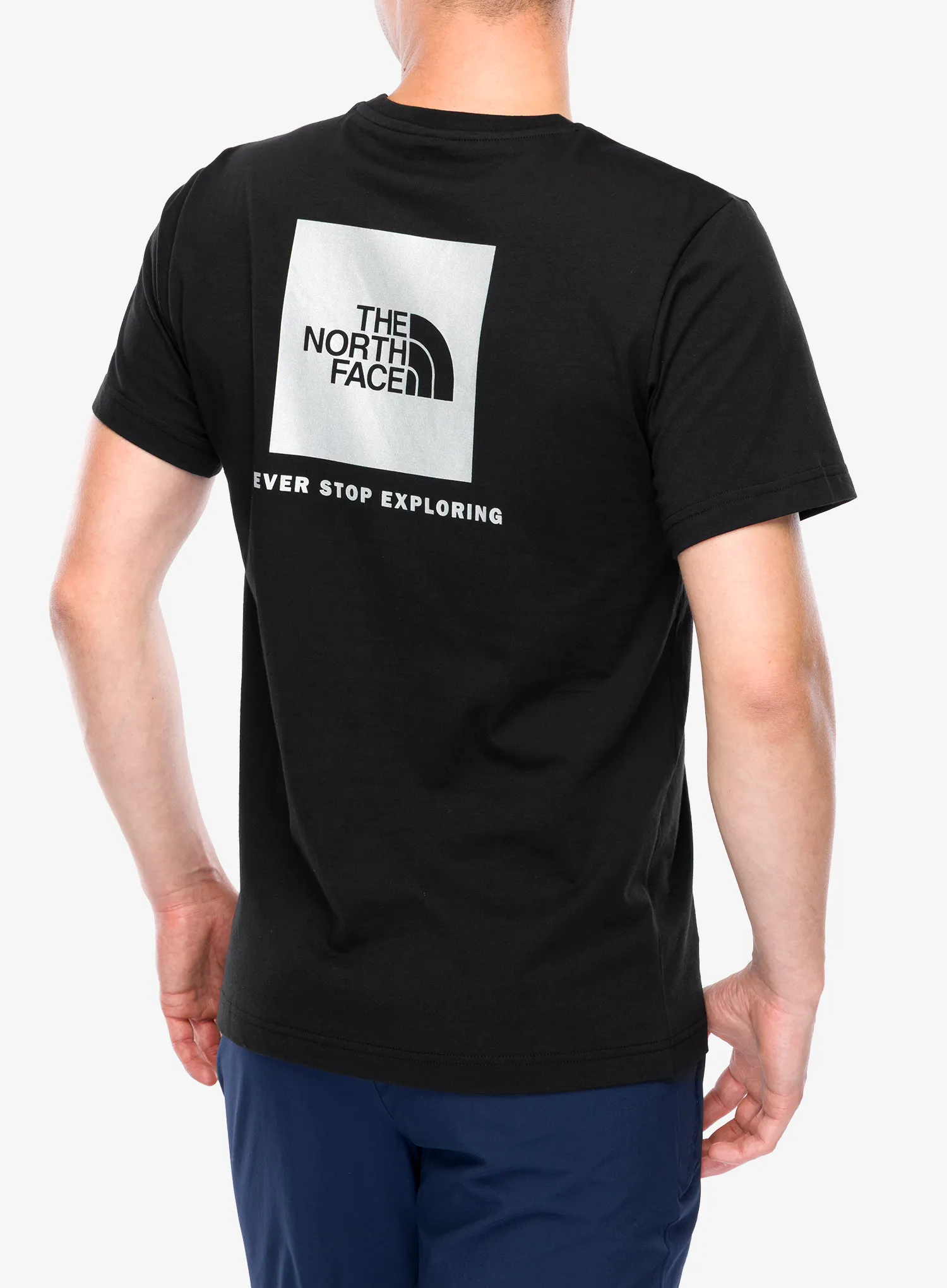 Baumwolle T-Shirt The North Face SS ReflectIVe Box Nse Tee - tnf black reflective
