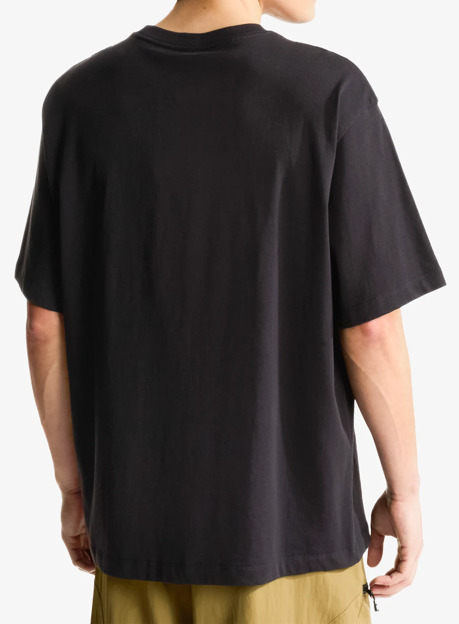 Baumwolle T-Shirt The North Face TNF Essential Simple Dome OS SS Tee - tnf black