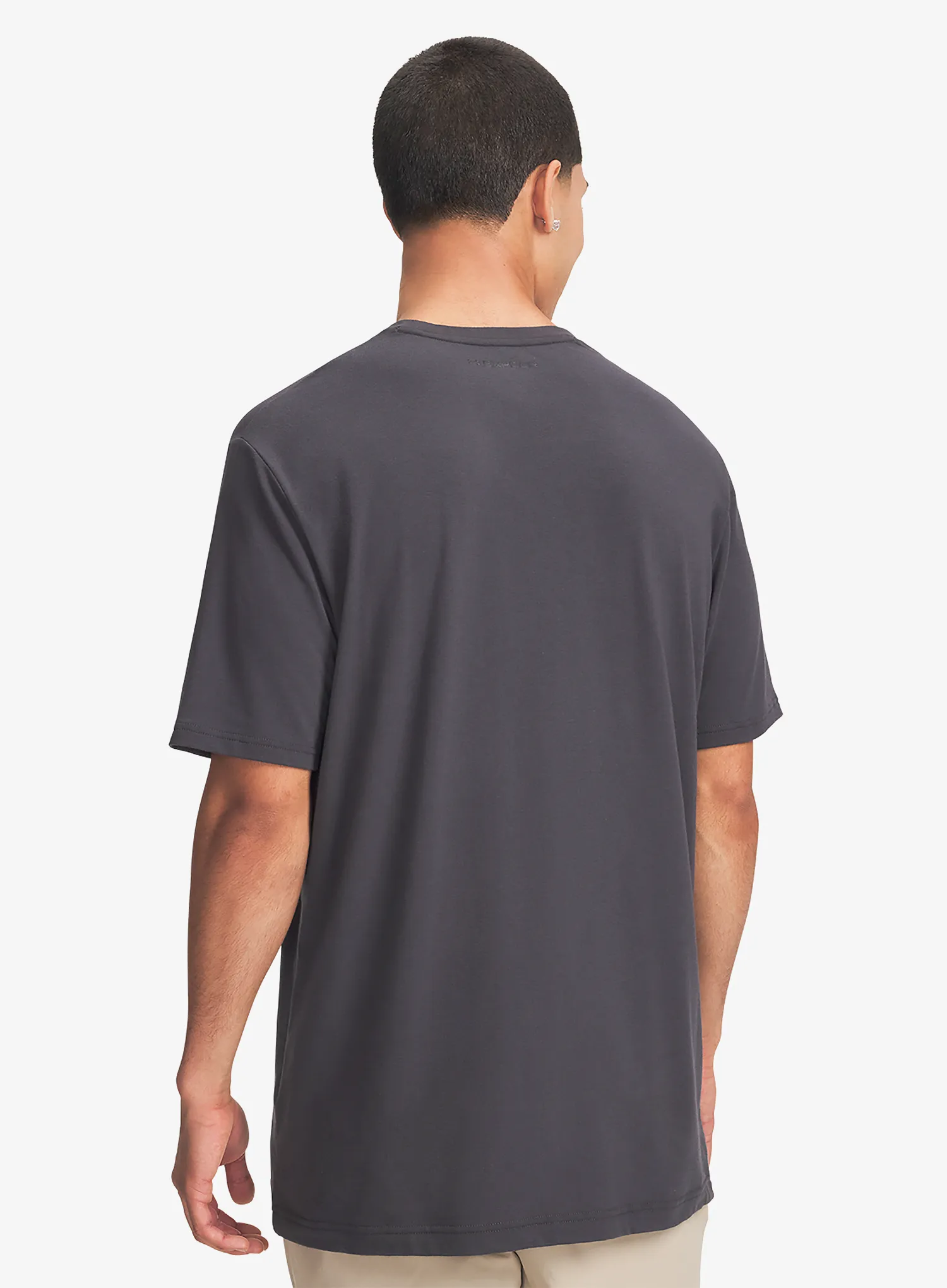 Baumwolle T-Shirt Under Armour Explor Graphic SS - anthracite/summit white