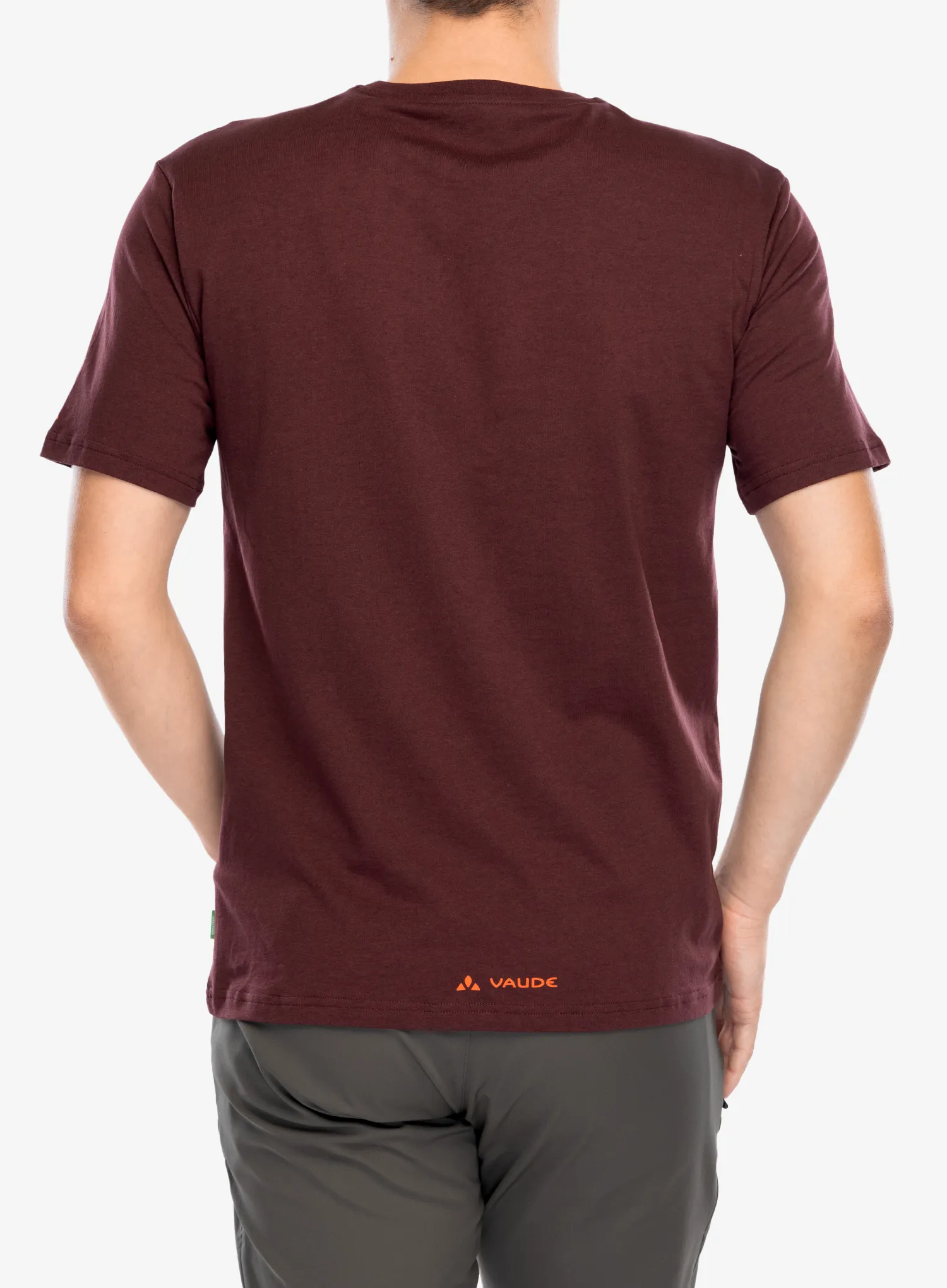 Baumwolle T-Shirt Vaude Cyclist T-Shirt V - dark oak