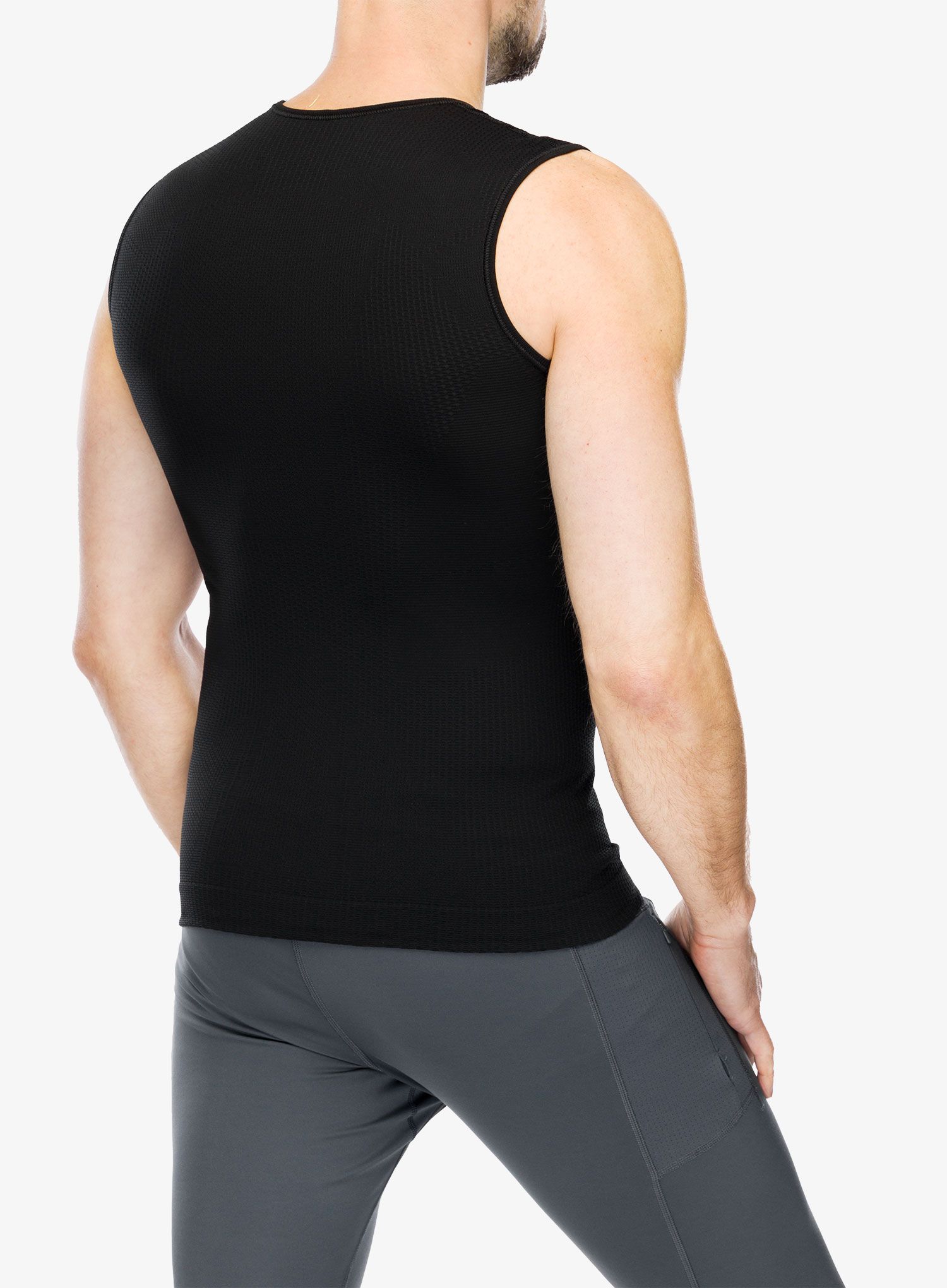 Laufshirt Herren Brubeck 3D Run PRO Tank Top - black