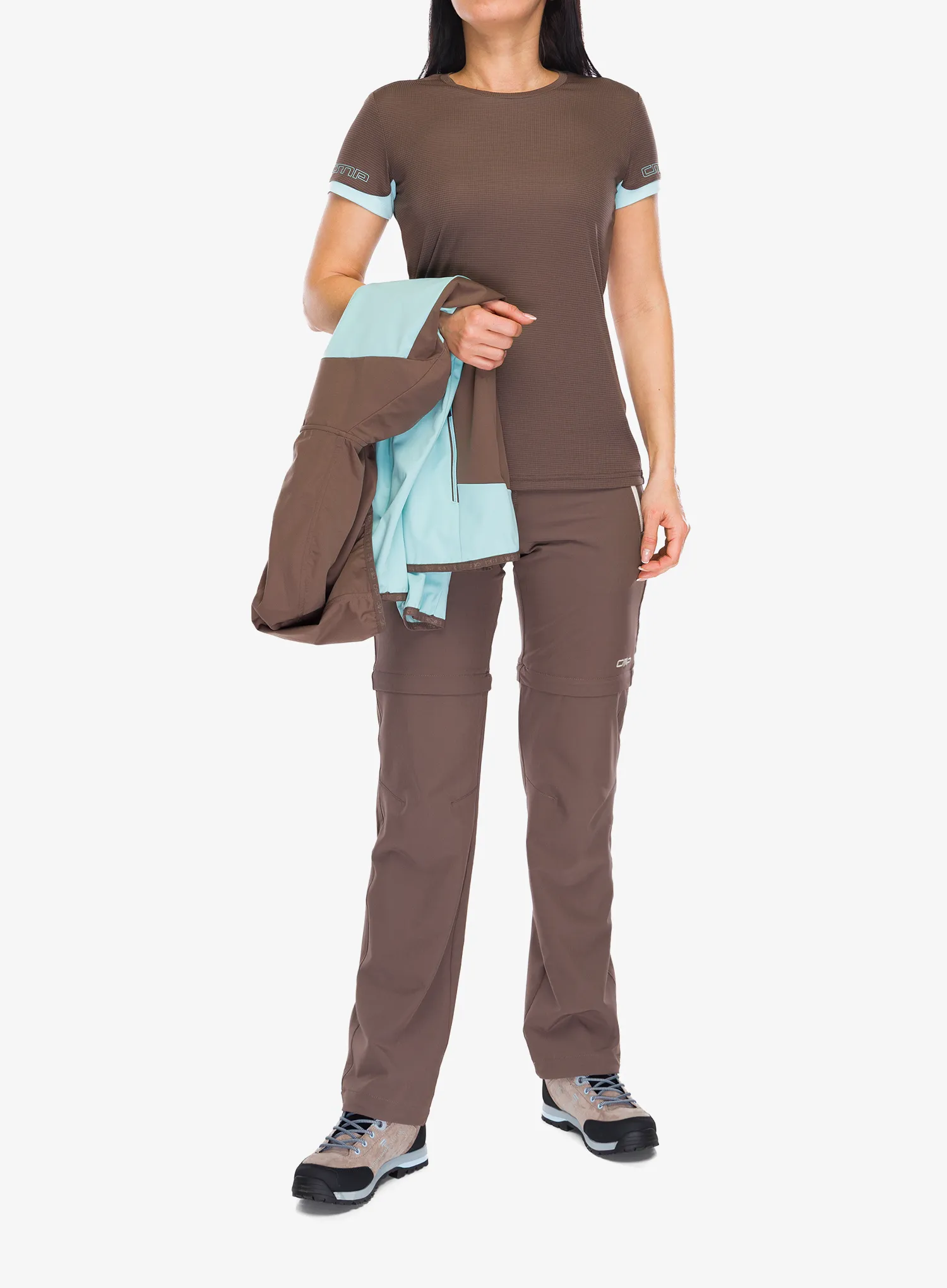 Sportshirt Damen CMP Esten - toffee