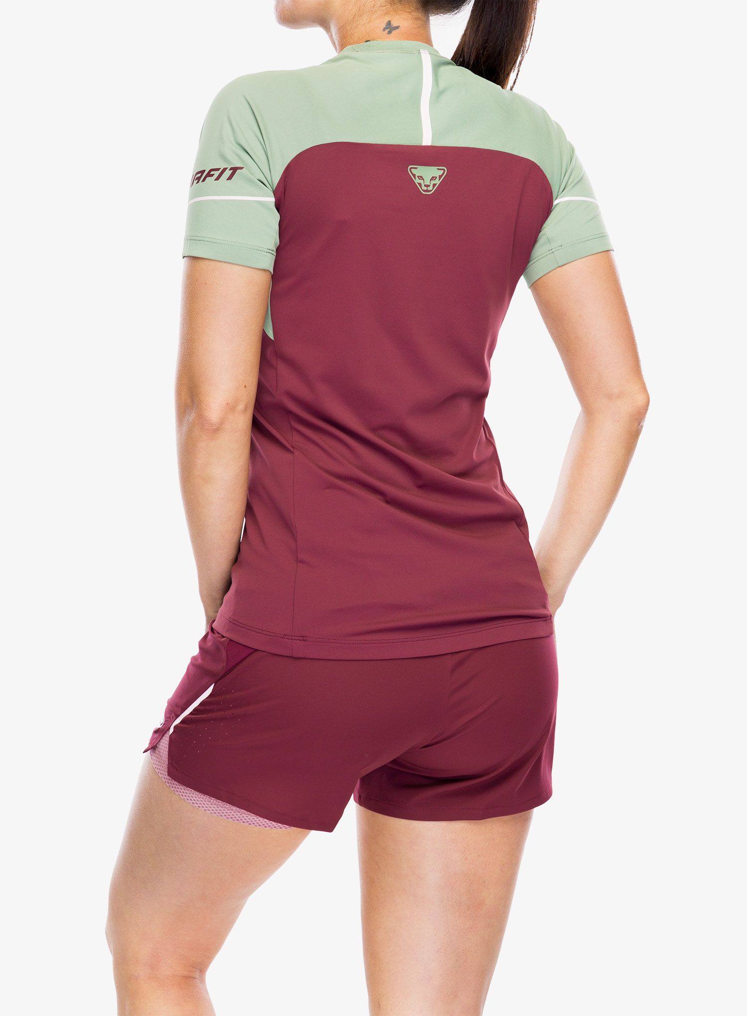 Laufshirt Damen Dynafit Alpine Pro S/S Tee - burgundy