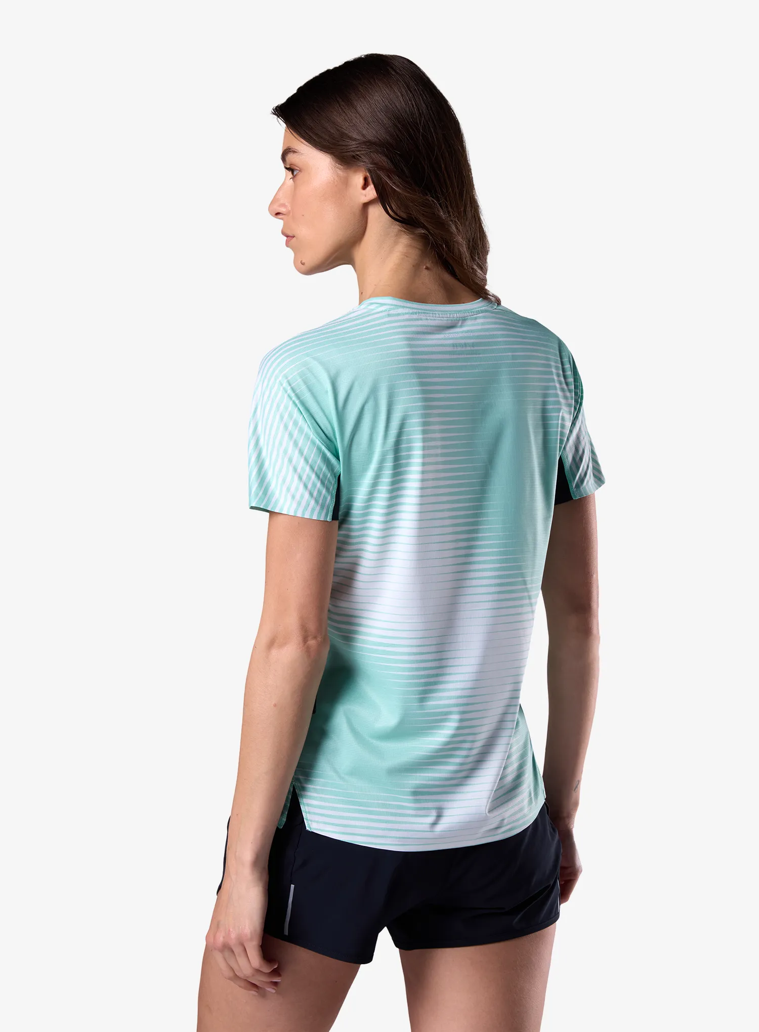 Laufshirt Damen Rossignol Sapa Ultra Tee - white line fogg