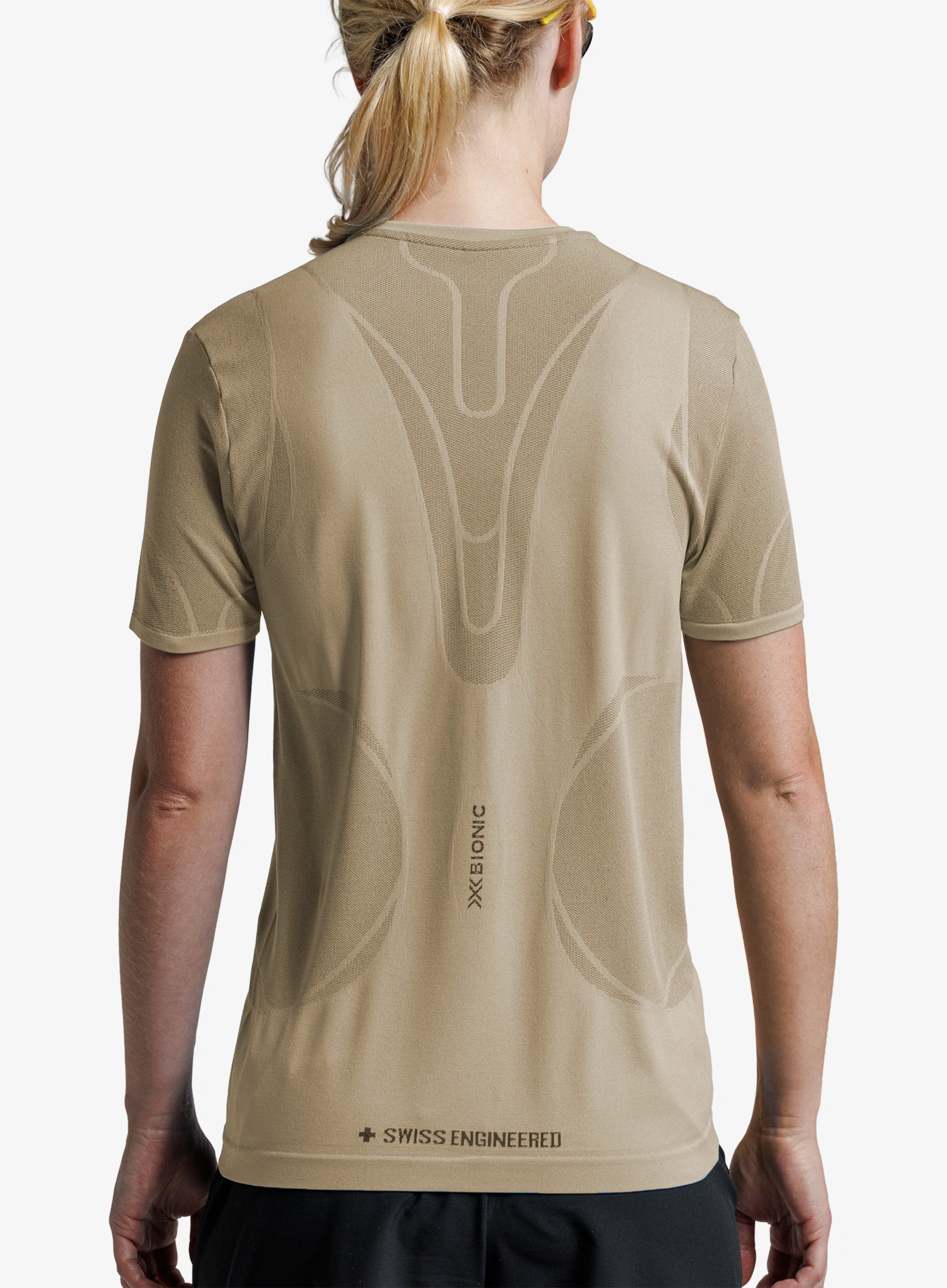Laufshirt Damen X-Bionic Xceed Run Perform Shirt - sand/sand