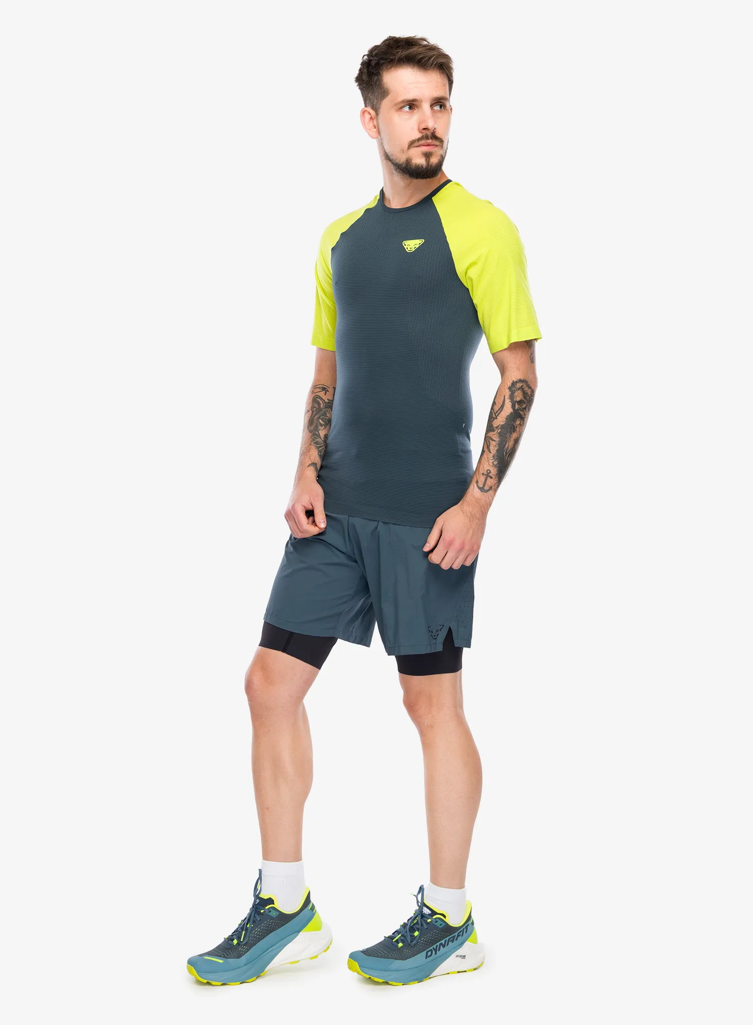 Laufshirt Dynafit Ultra S-Tech S/S Tee - cinder