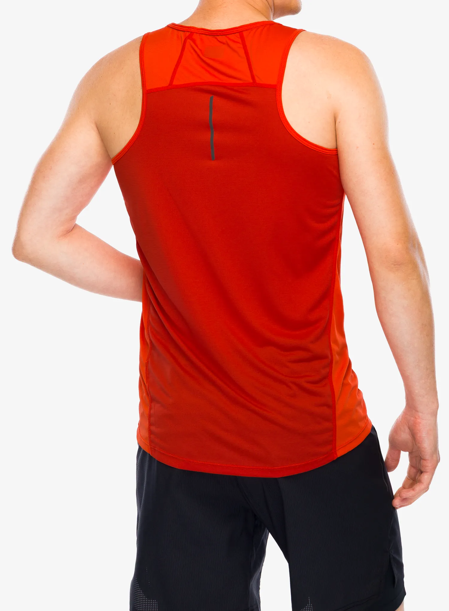 Laufshirt Inov-8 Performance Vest - fiery red/red
