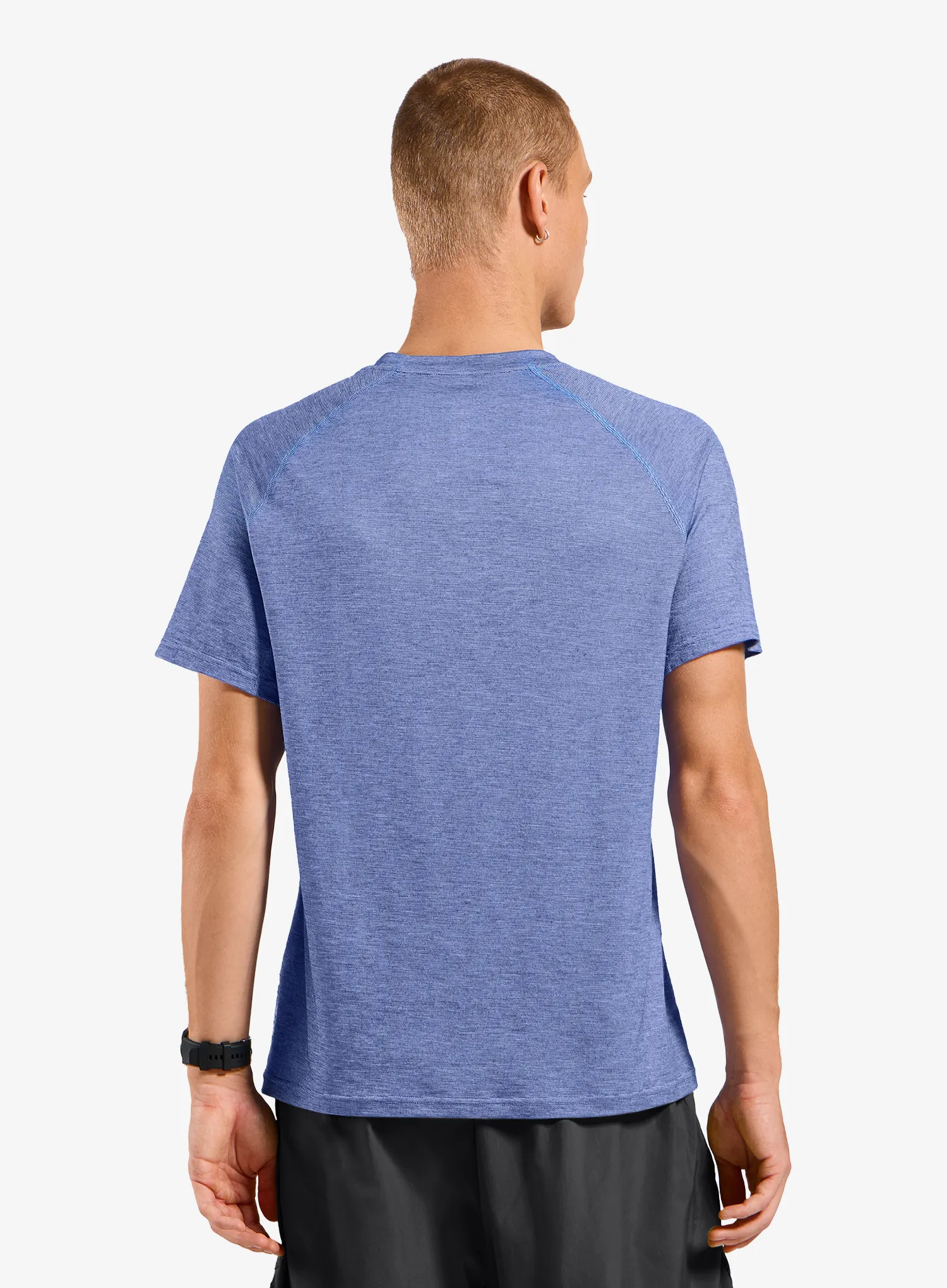 Laufshirt Odlo X-Alp PW 115 T-Shirt Crew Neck S/S - dazzling blue melange