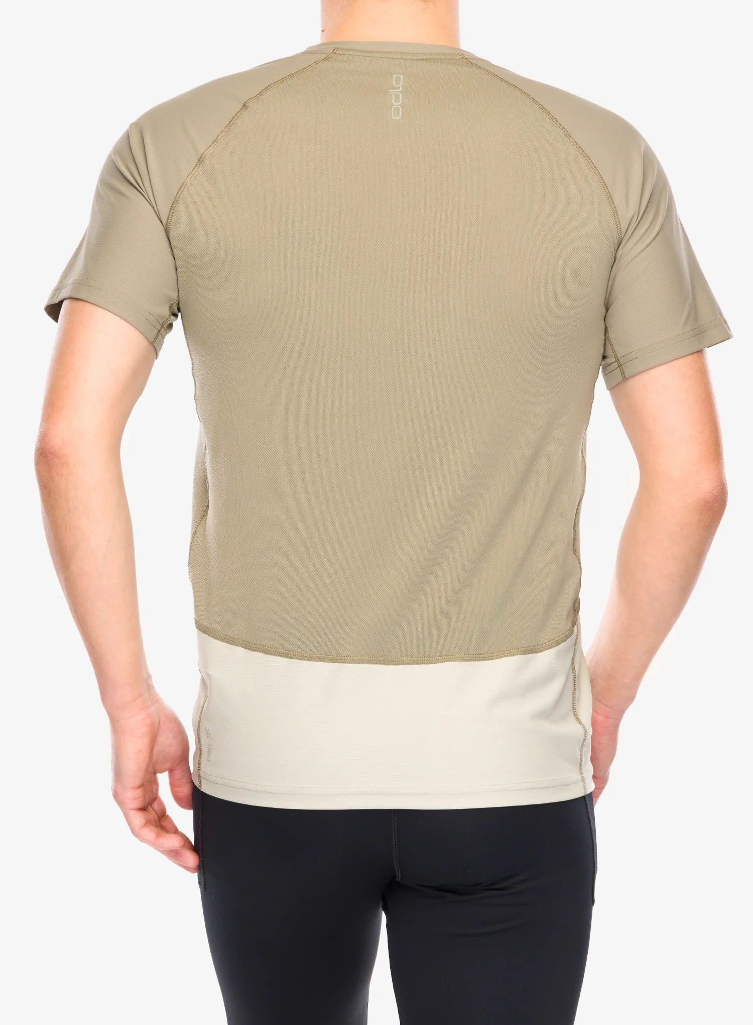 Laufshirt Odlo X-Alp Trail T-Shirt Crew Neck S/S - vetiver/agate gray