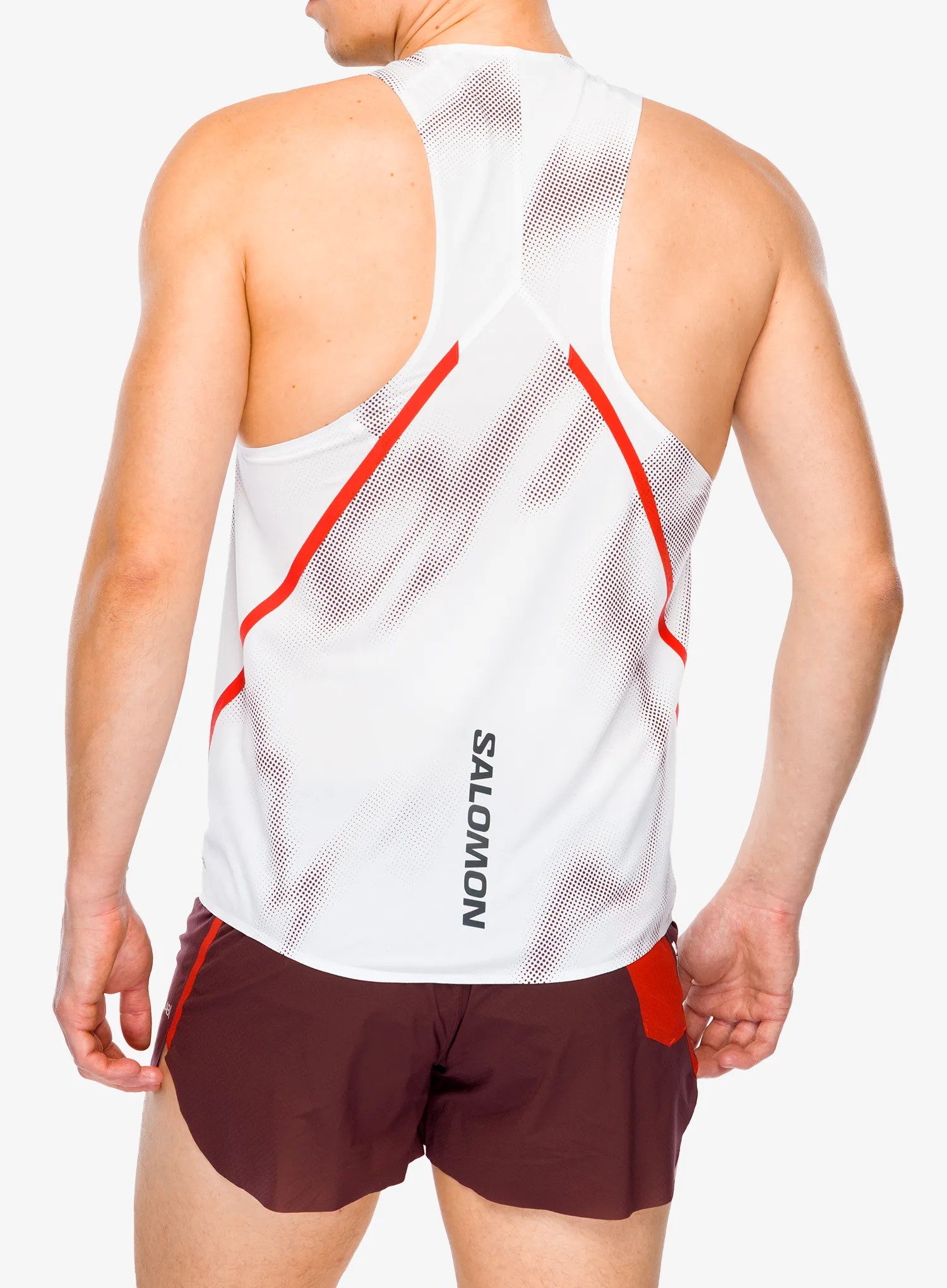 Laufshirt Salomon S/Lab Speed Singlet - white/and