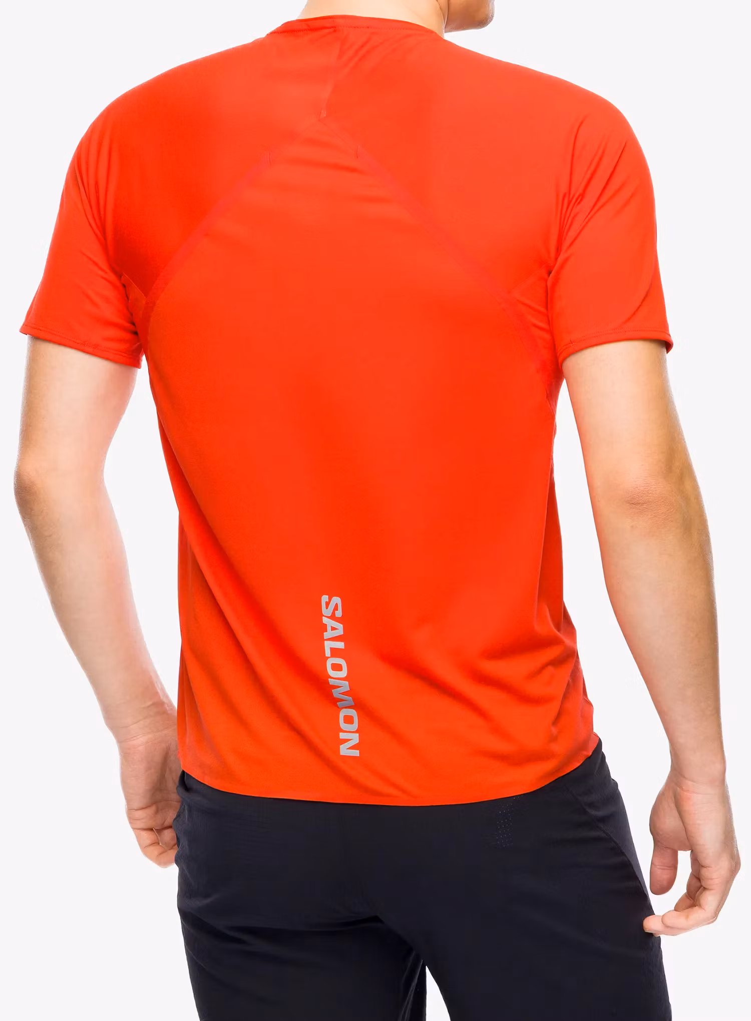 Laufshirt Salomon S/Lab Speed Tee - fiery red/red